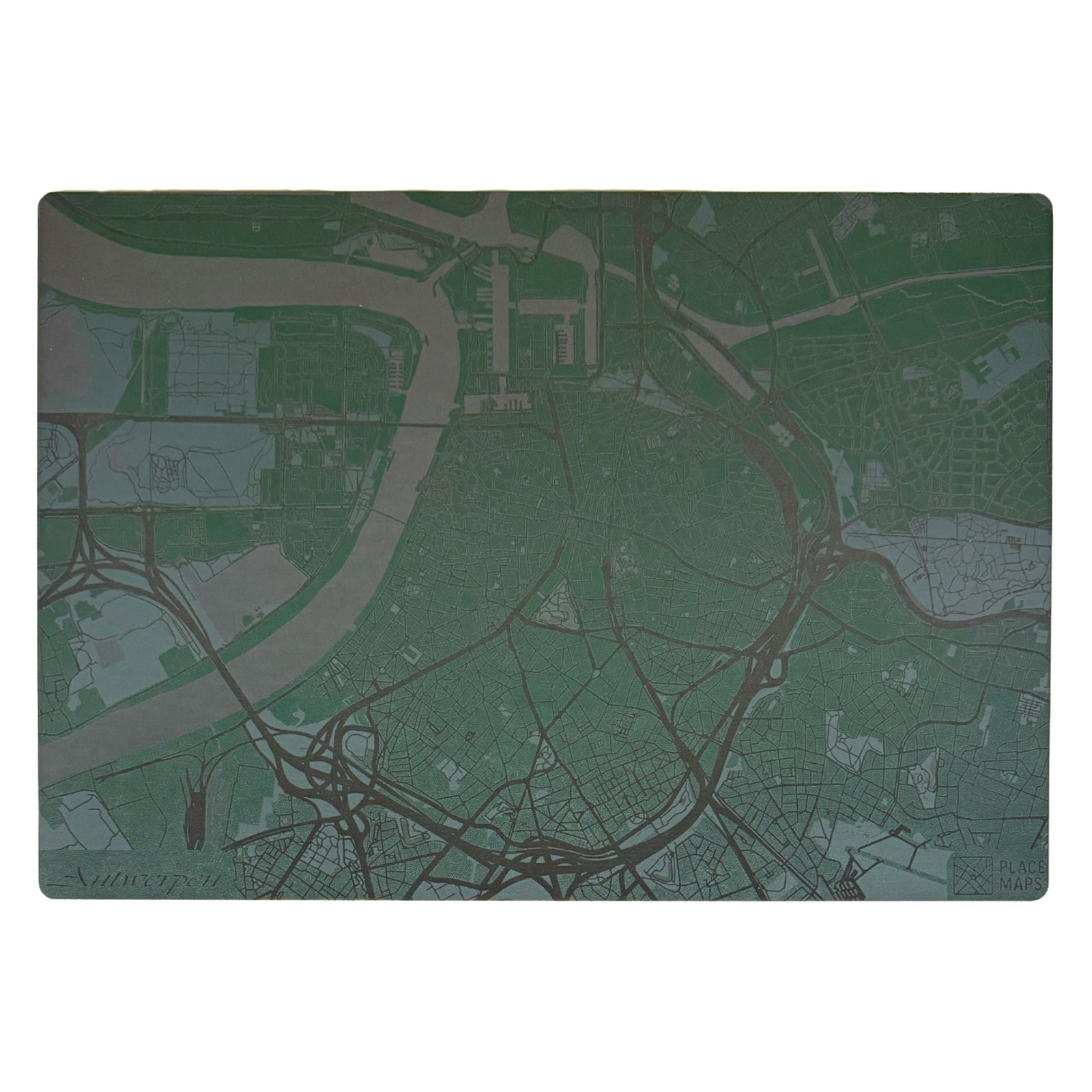 Place Maps Placemat Mosgroen - 124929 Place Maps Placemat Mosgroen