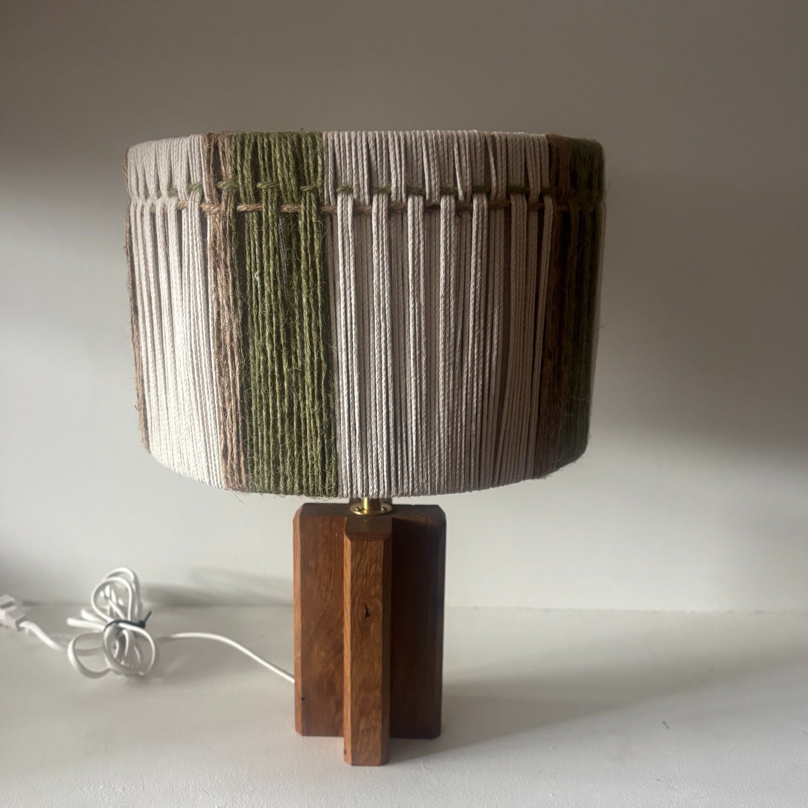 Stoere handgemaakte lamp