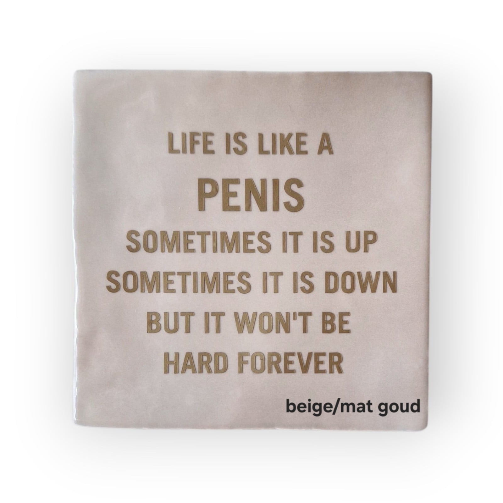 Tekst tegeltje •Life is like a...• - 123985 Tekst tegeltje •Life is like a...•