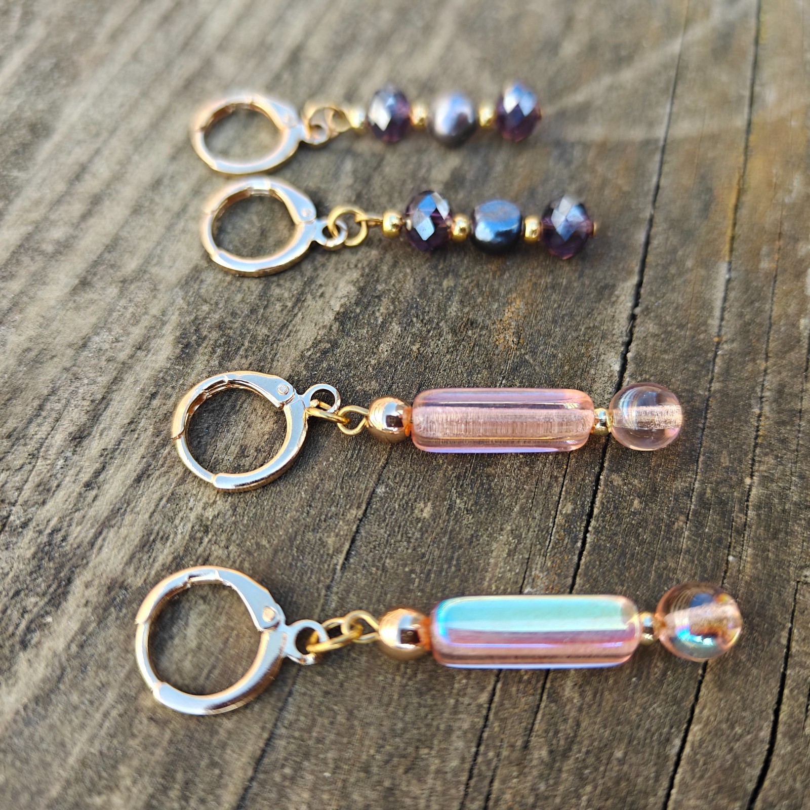 Unieke oorbellen, 4 paar