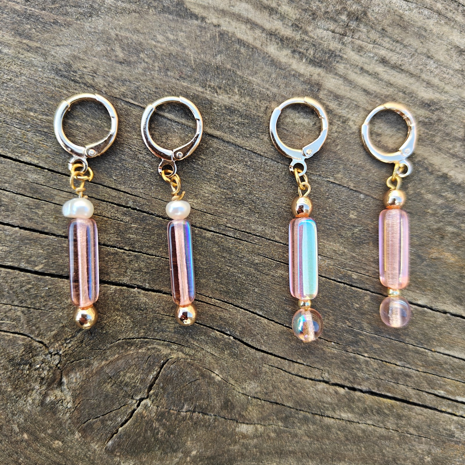 Unieke oorbellen, 4 paar