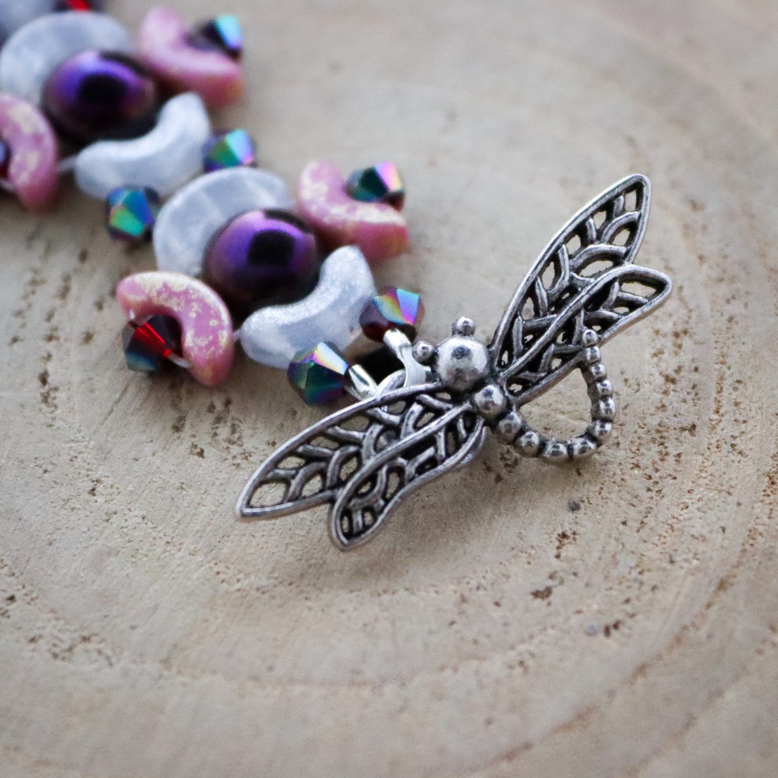 Whimsical & Dromerig, handgeweven fantasie armband