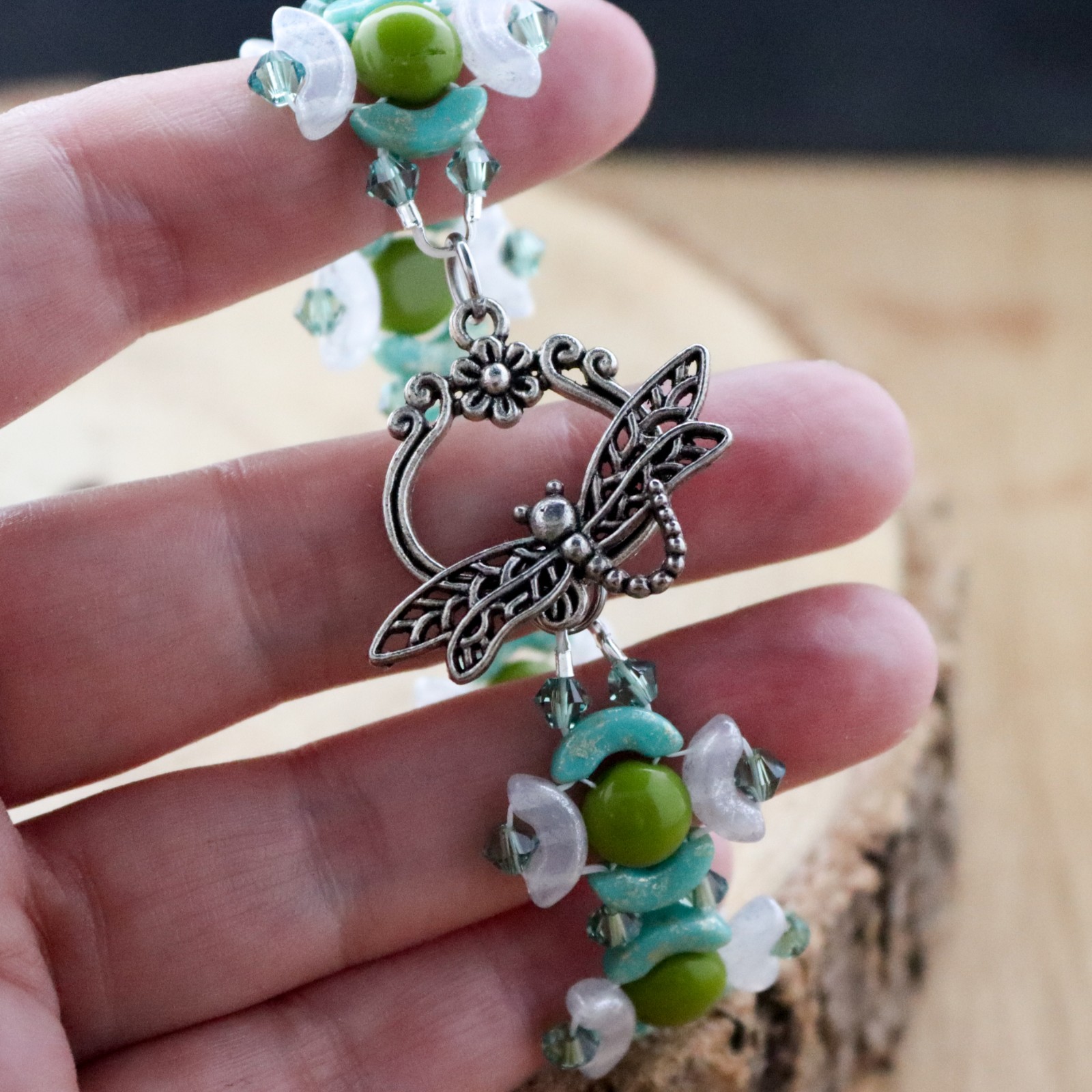 Whimsical & Dromerig, handgeweven fantasie armband