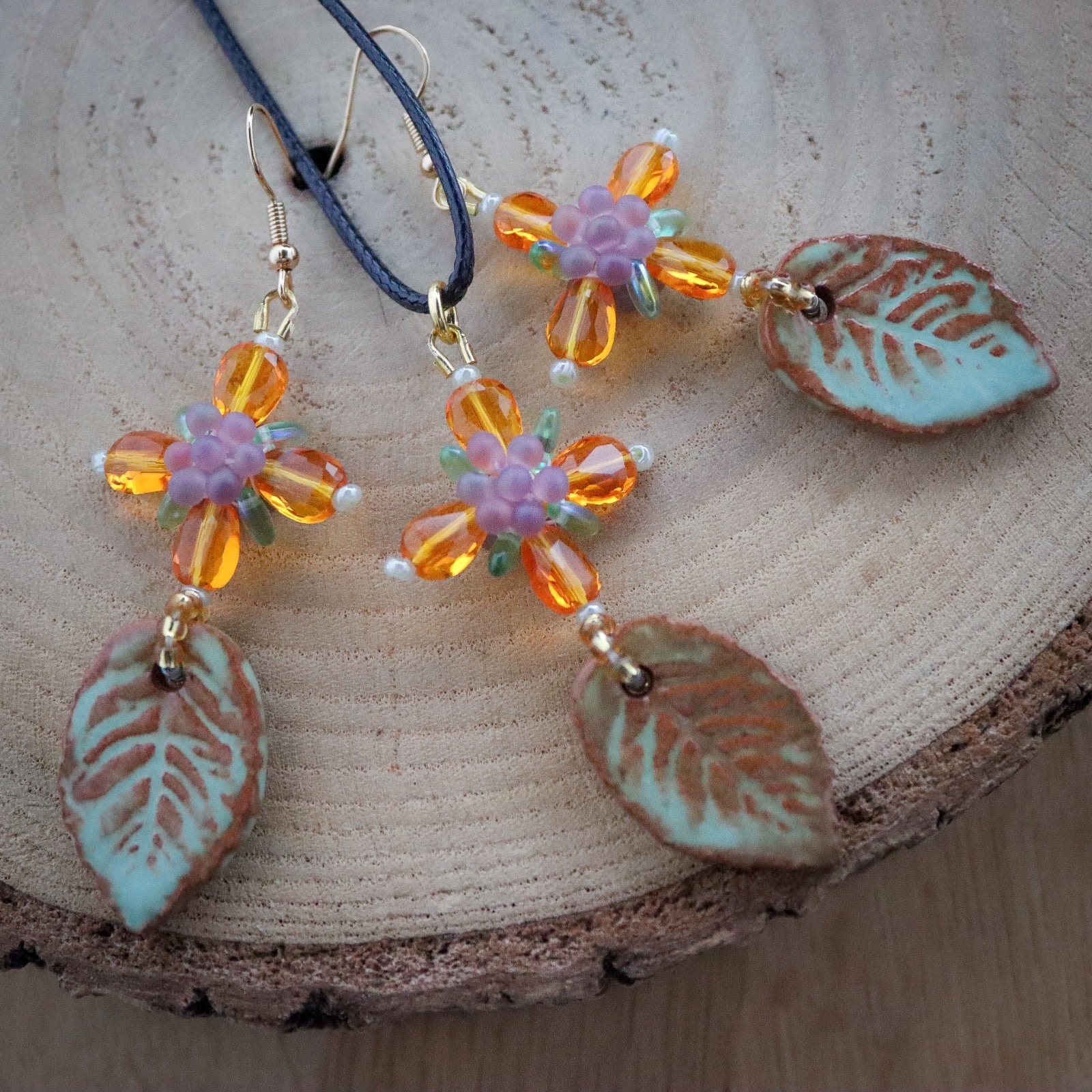 Zomers & Folk, zonnige cottagecore sieraden set