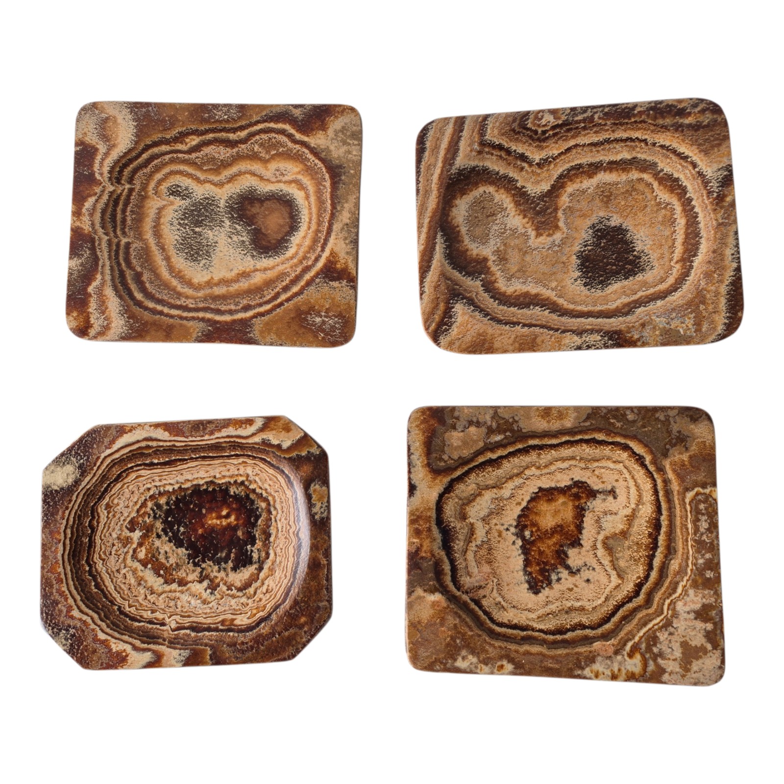 Aragonite Rectangular Bowl Set of 4, Earth Healer Crystal Bowl, Groun… - 133776 Aragonite Rectangular Bowl Set of 4, Earth Healer Crystal Bowl, Grounding Home Decor, Raw Stone Dish for Jewelry, Crystals and Sage