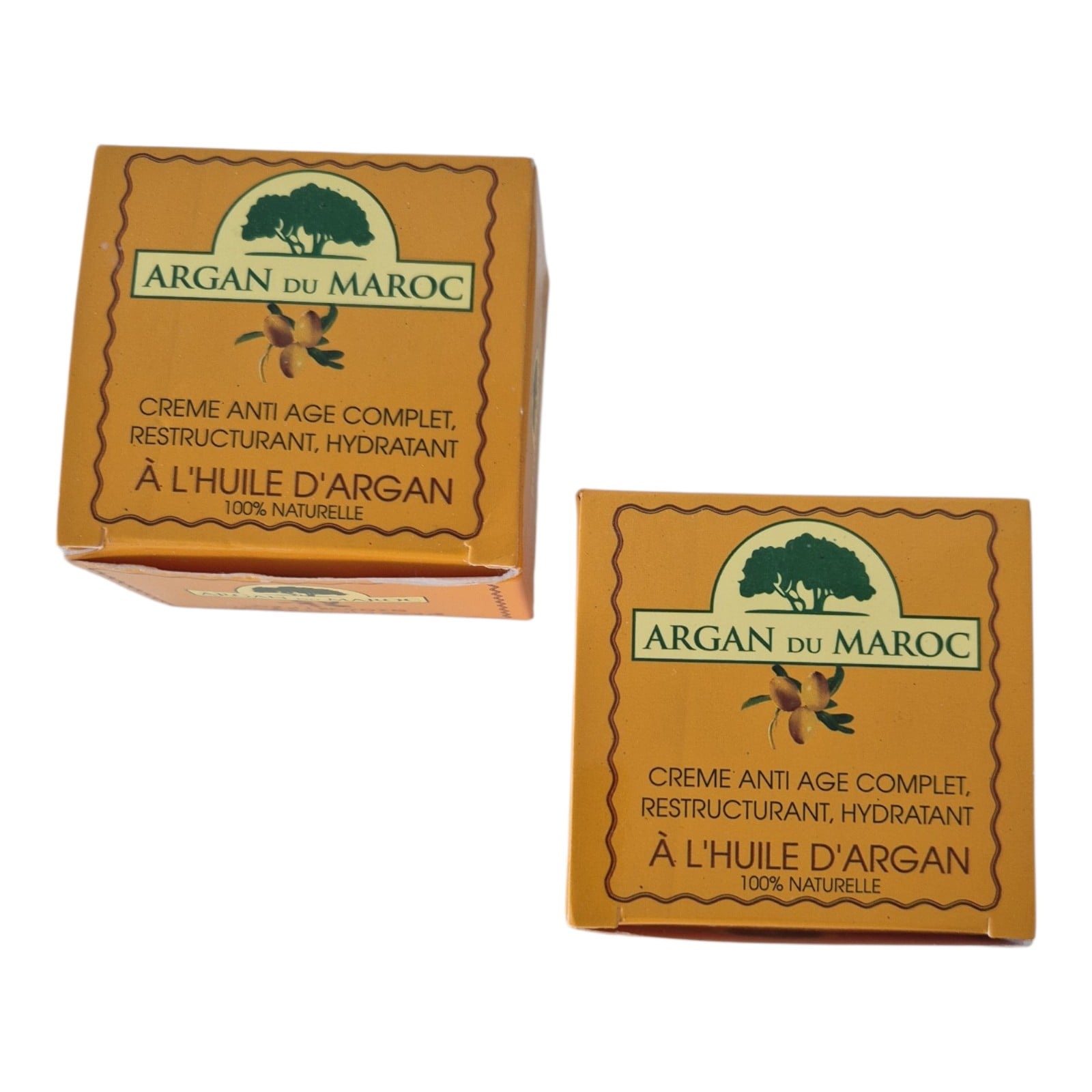 Argan Oil Cream Anti-Aging Moisturizer-Pure Moroccan Argan du Maroc 2… - 133769 Argan Oil Cream Anti-Aging Moisturizer-Pure Moroccan Argan du Maroc 2x100ml (200ml).