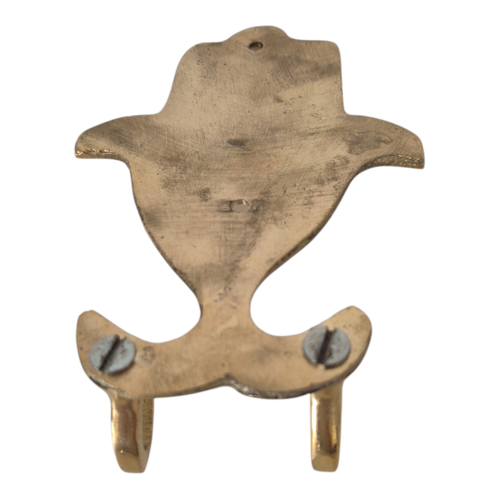 Handmade Moroccan Brass Hamsa Wall Hook - Antique Unlacquered Khmissa… - 133749 Handmade Moroccan Brass Hamsa Wall Hook - Antique Unlacquered Khmissa Hand.