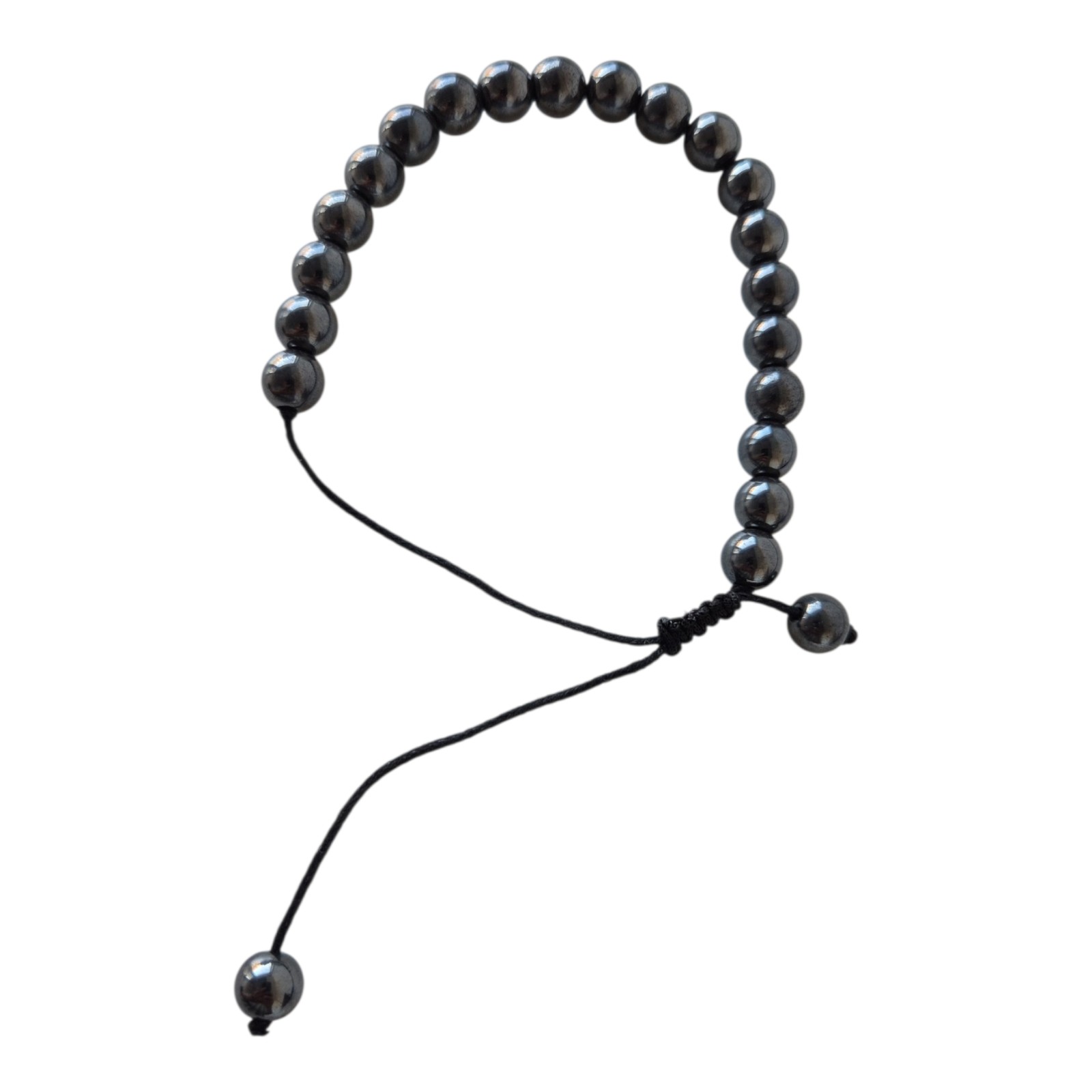 Raw Shungite Bead Bracelet-Handmade Stretchy Black Stone-Natural Crys… - 133683 Raw Shungite Bead Bracelet-Handmade Stretchy Black Stone-Natural Crystal Jewelry.