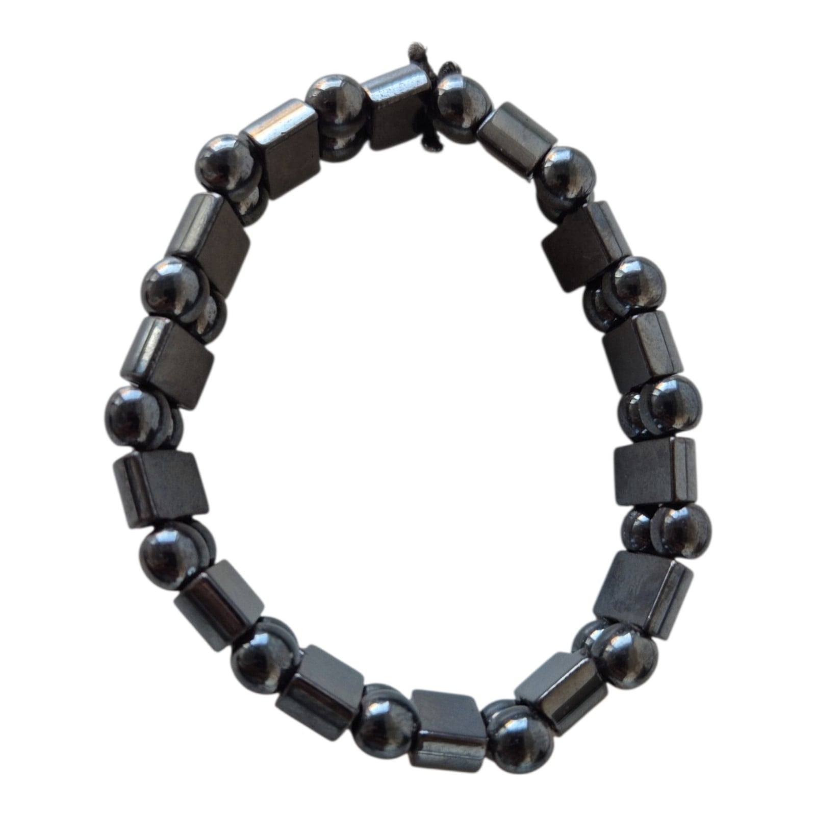 Raw Shungite Bead Bracelet-Handmade Stretchy Black Stone-Natural Crys… - 133686 Raw Shungite Bead Bracelet-Handmade Stretchy Black Stone-Natural Crystal Jewelry.