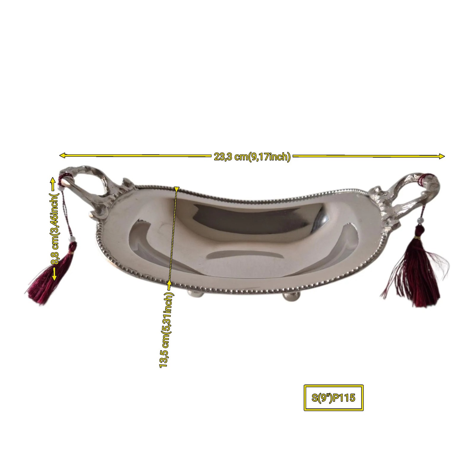 Vintage Silver Plated Bonbon Dish with Tassel Handles - Ornate Candy … - 132010 Vintage Silver Plated Bonbon Dish with Tassel Handles - Ornate Candy Dish, Victorian Style Serving Bow.
