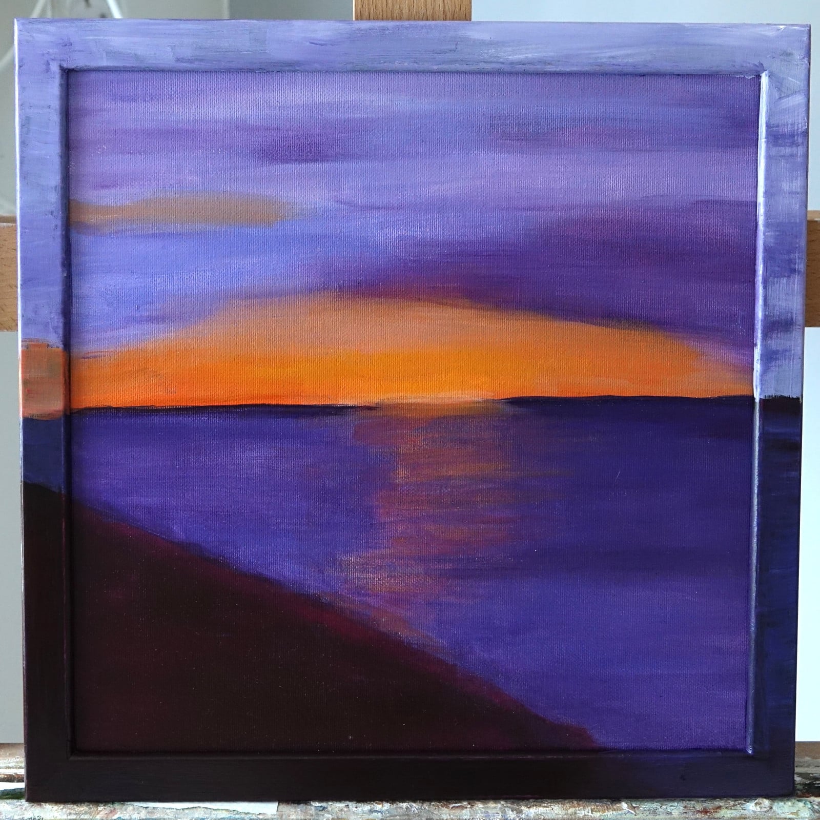 Sunset purple sky - 136249 Sunset purple sky