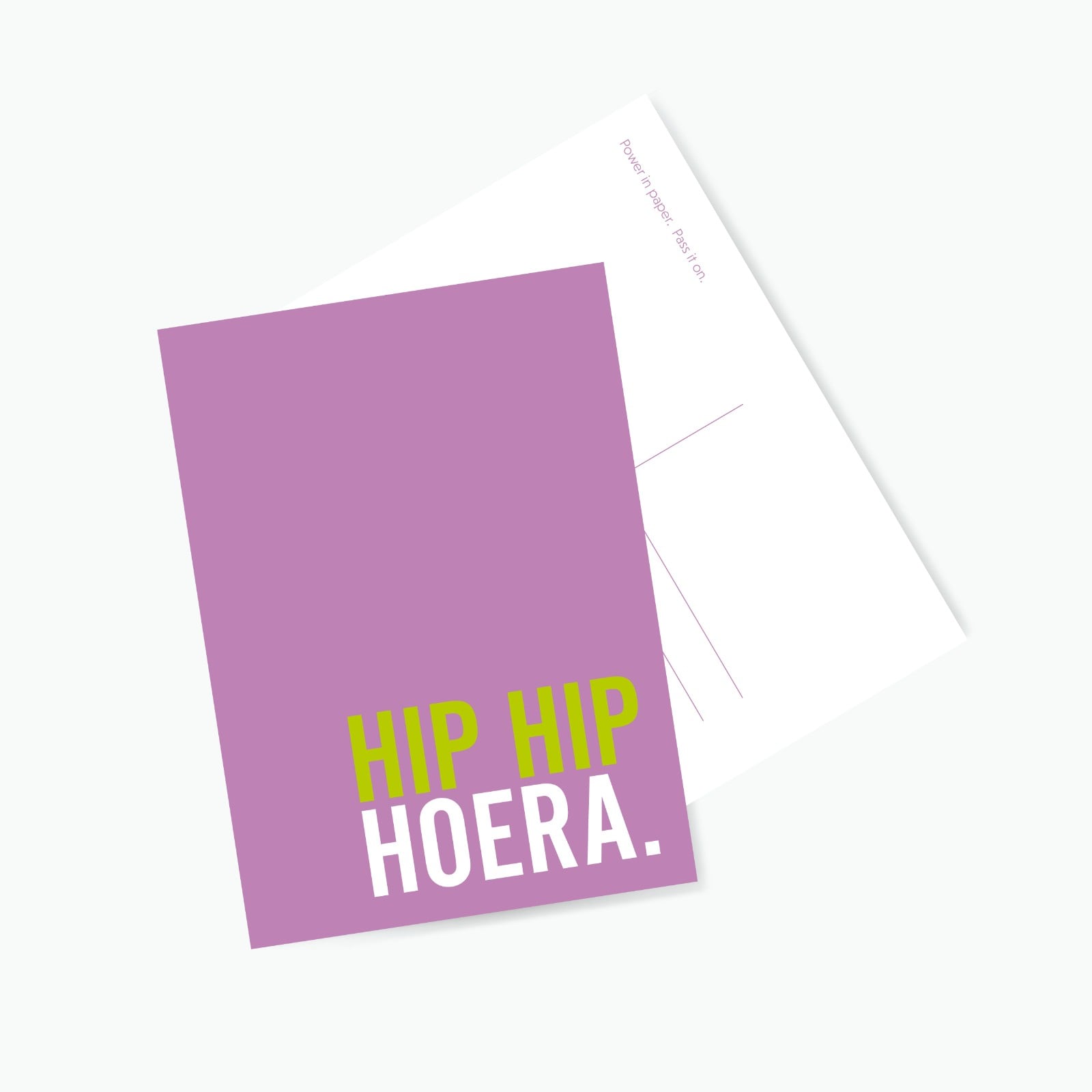Postkaart Hip Hip Hoera - 150732 Postkaart Hip Hip Hoera