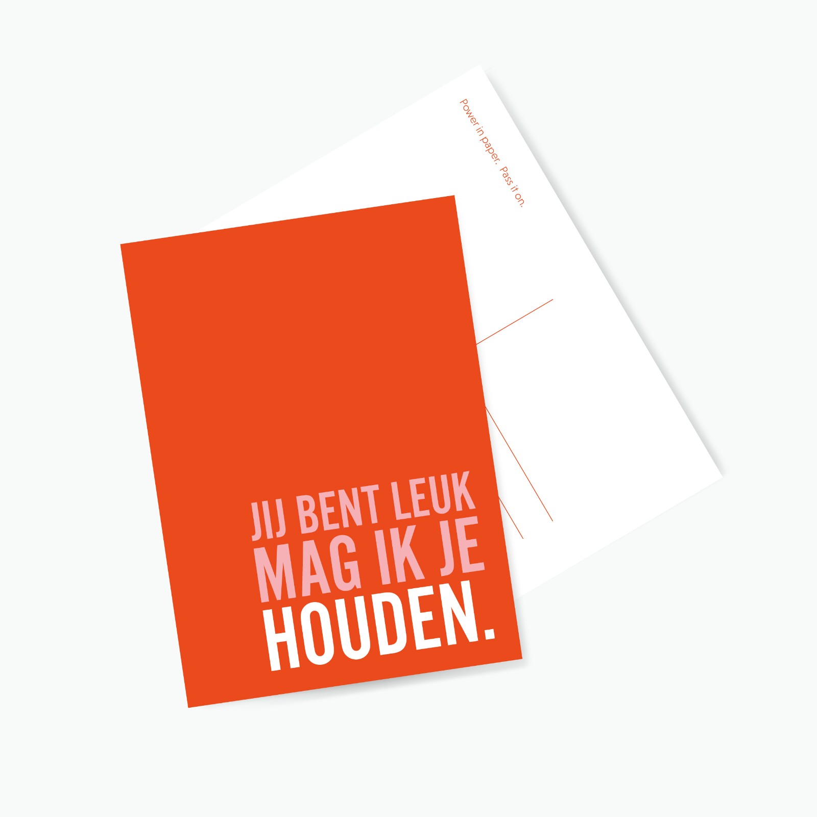 Postkaart Jij bent leuk - 150708 Postkaart Jij bent leuk