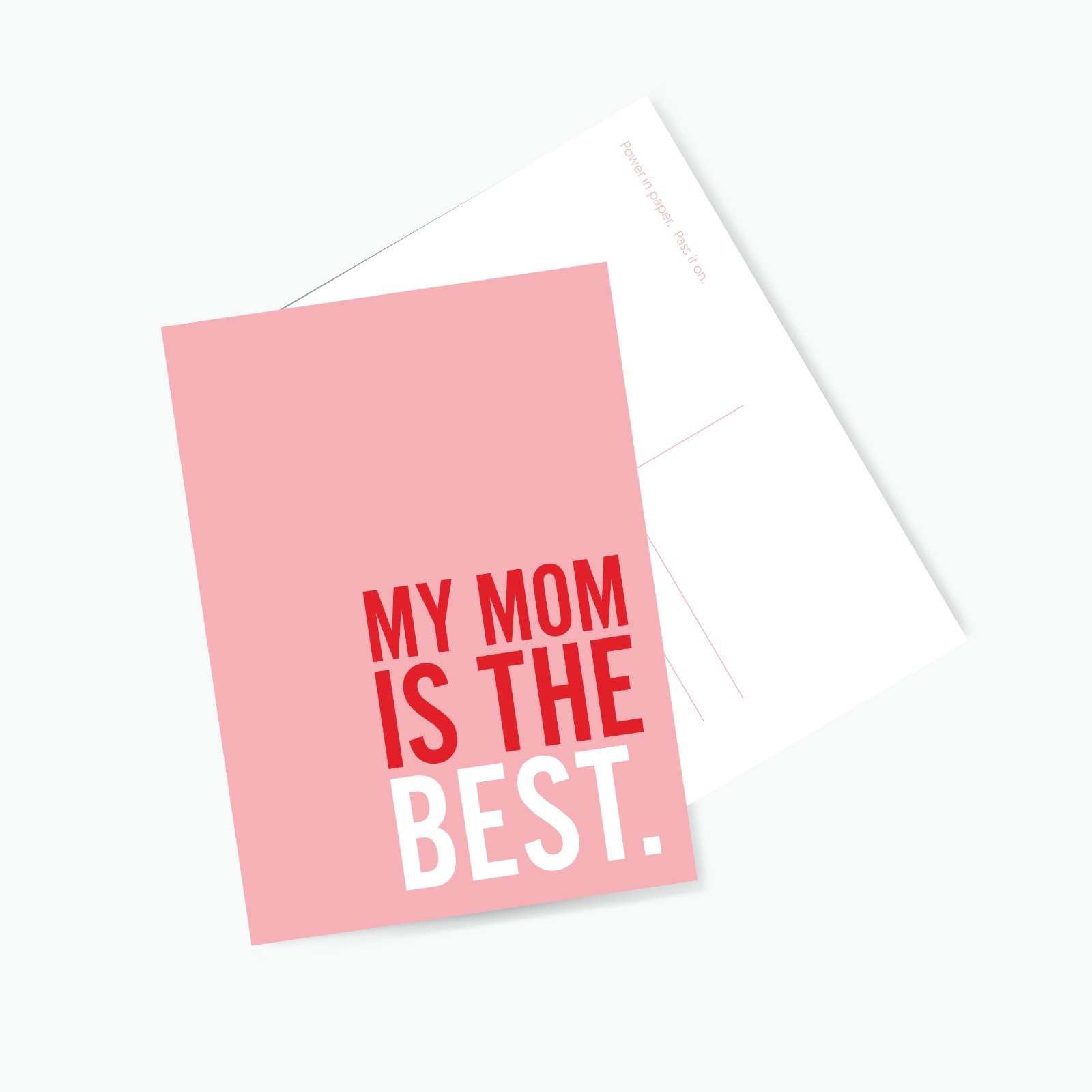 Postkaart My Mom Is The Best - 150736 Postkaart My Mom Is The Best
