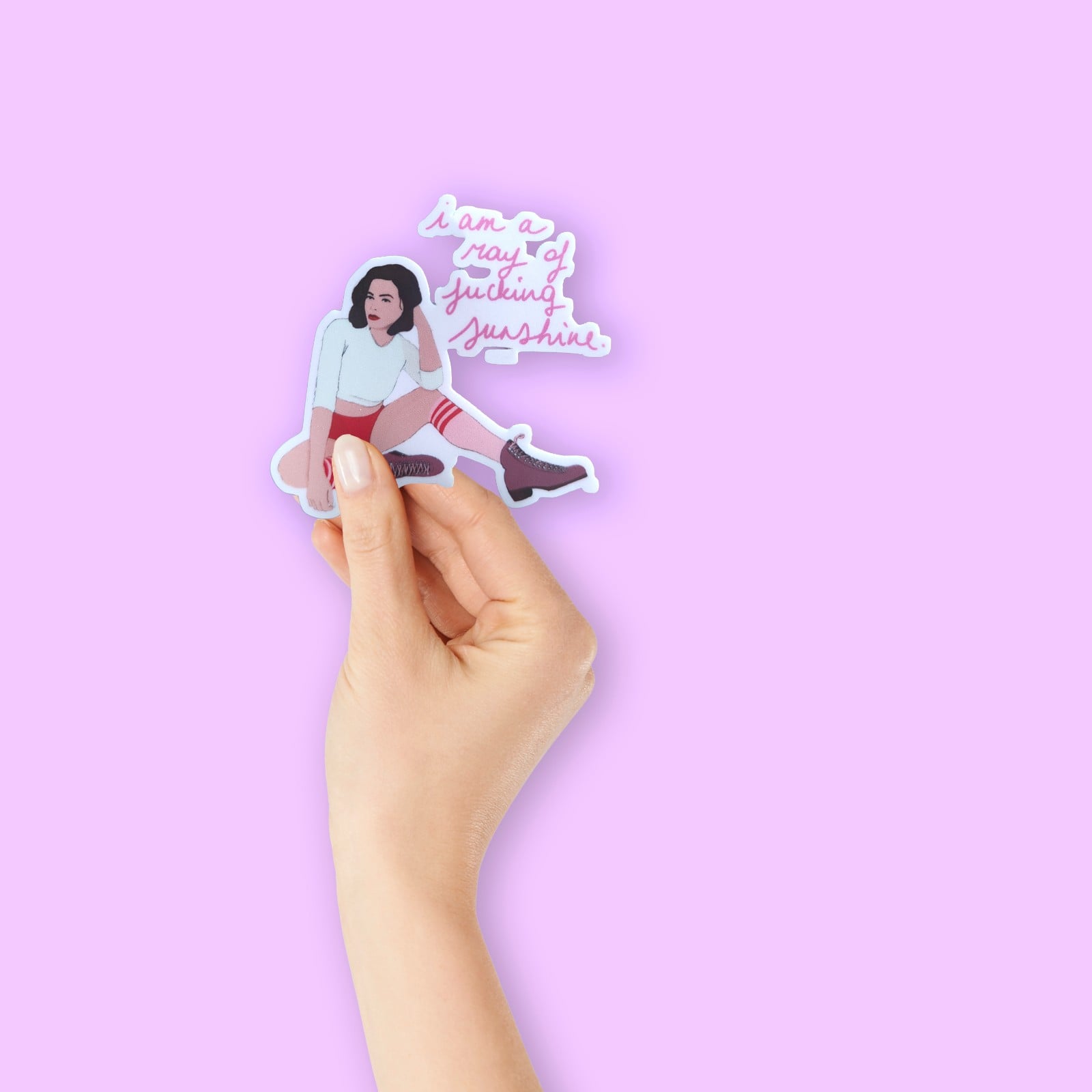 Stickerset met 5 vrouwelijke illustraties - 151023 Stickerset met 5 vrouwelijke illustraties