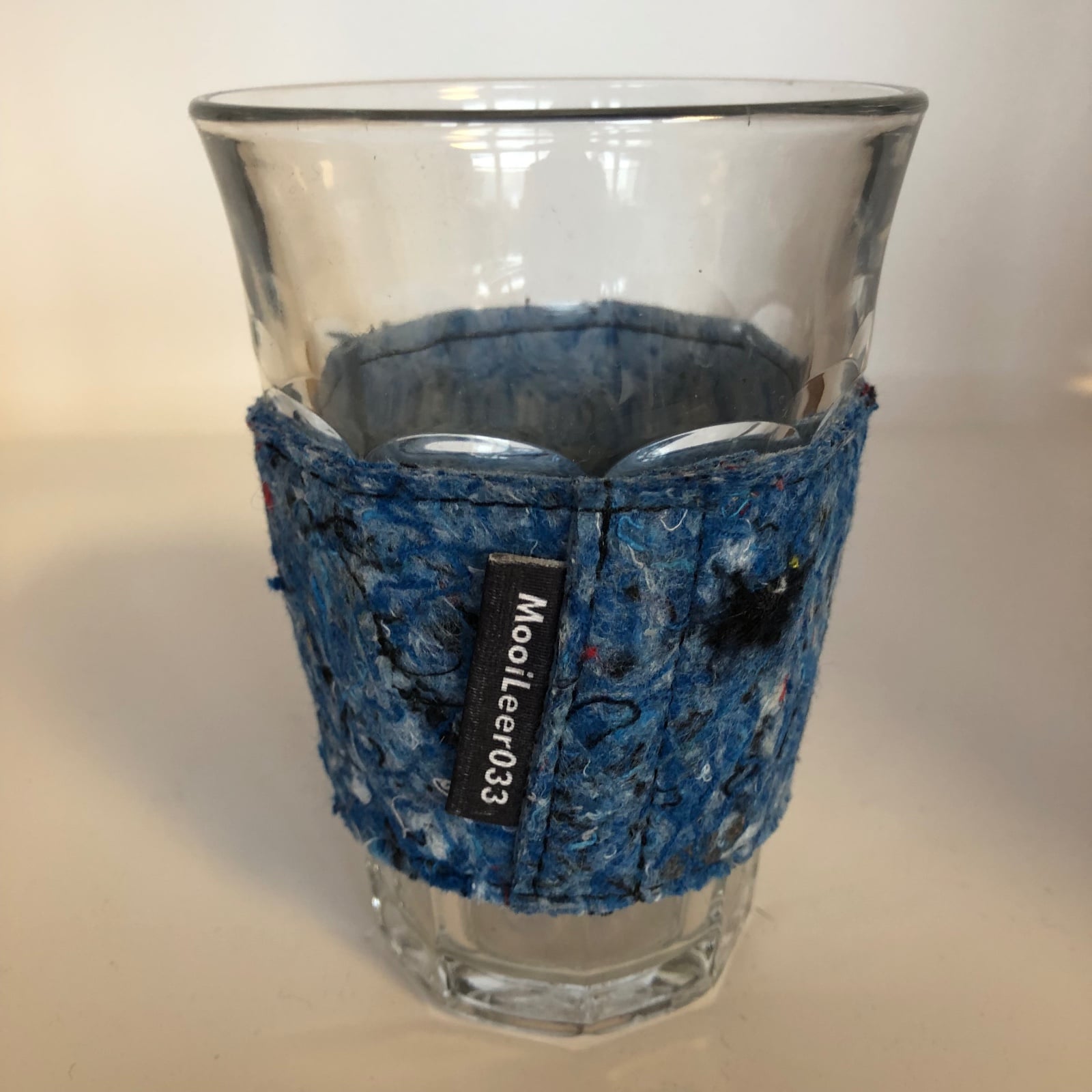 Thee-/koffieglas met sleeve van vilt - 155896 Thee-/koffieglas met sleeve van vilt