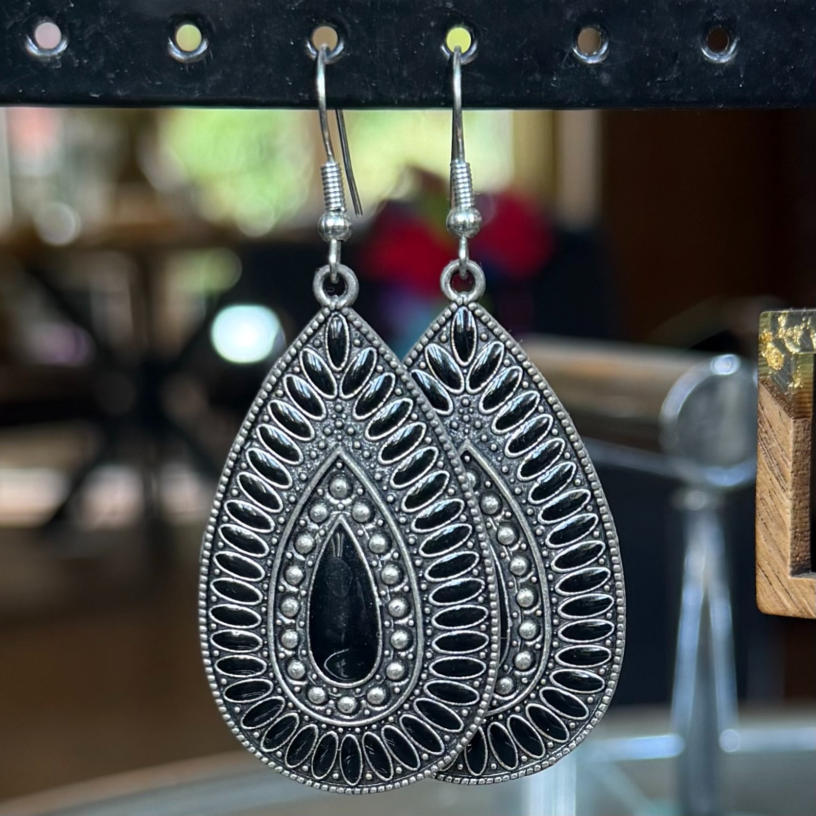 Zilverkleurige boho stoere en stijlvolle oorbellen - 155207 Zilverkleurige boho stoere en stijlvolle oorbellen