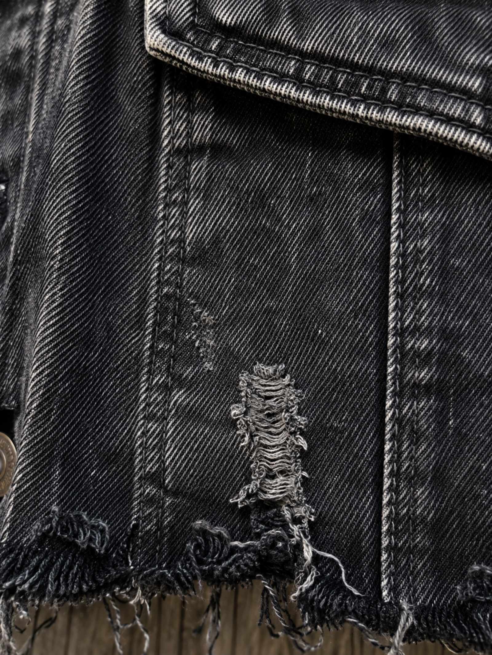 One of a Kind Cowgirl Upcycled Denim Jacket – Handmade - 154586 One of a Kind Cowgirl Upcycled Denim Jacket – Handmade