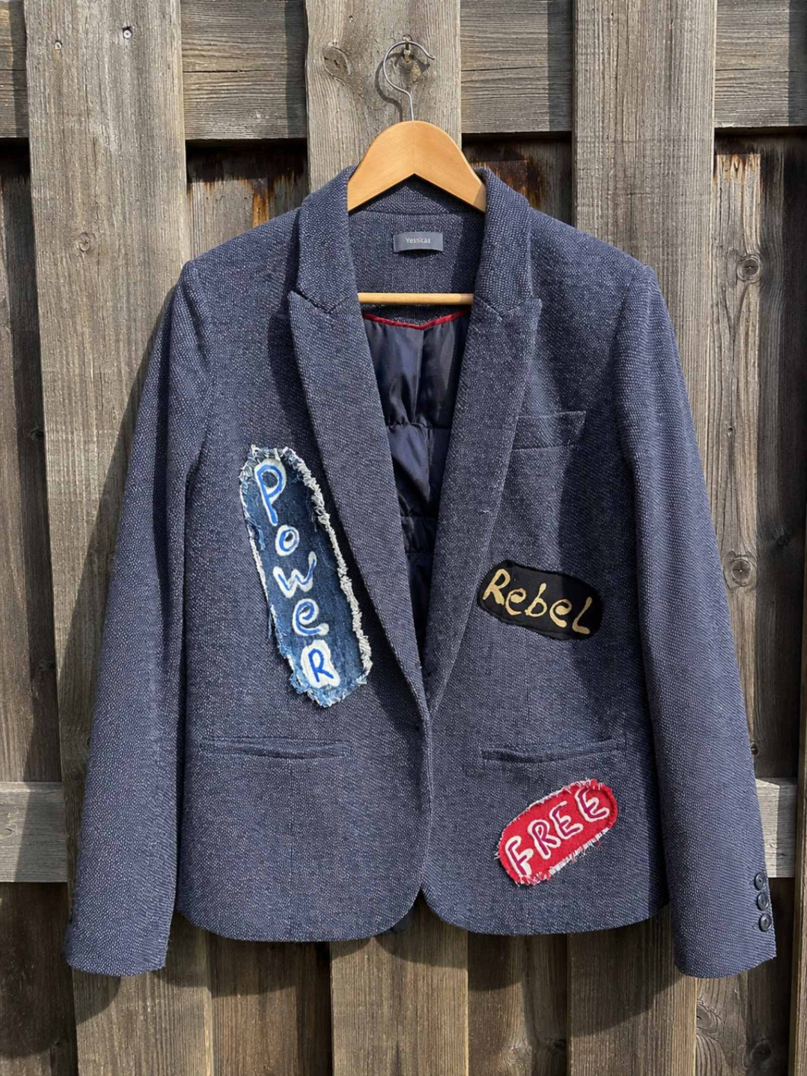 Power Rebel Free – One of a Kind Handmade Blazer - 154611 Power Rebel Free – One of a Kind Handmade Blazer