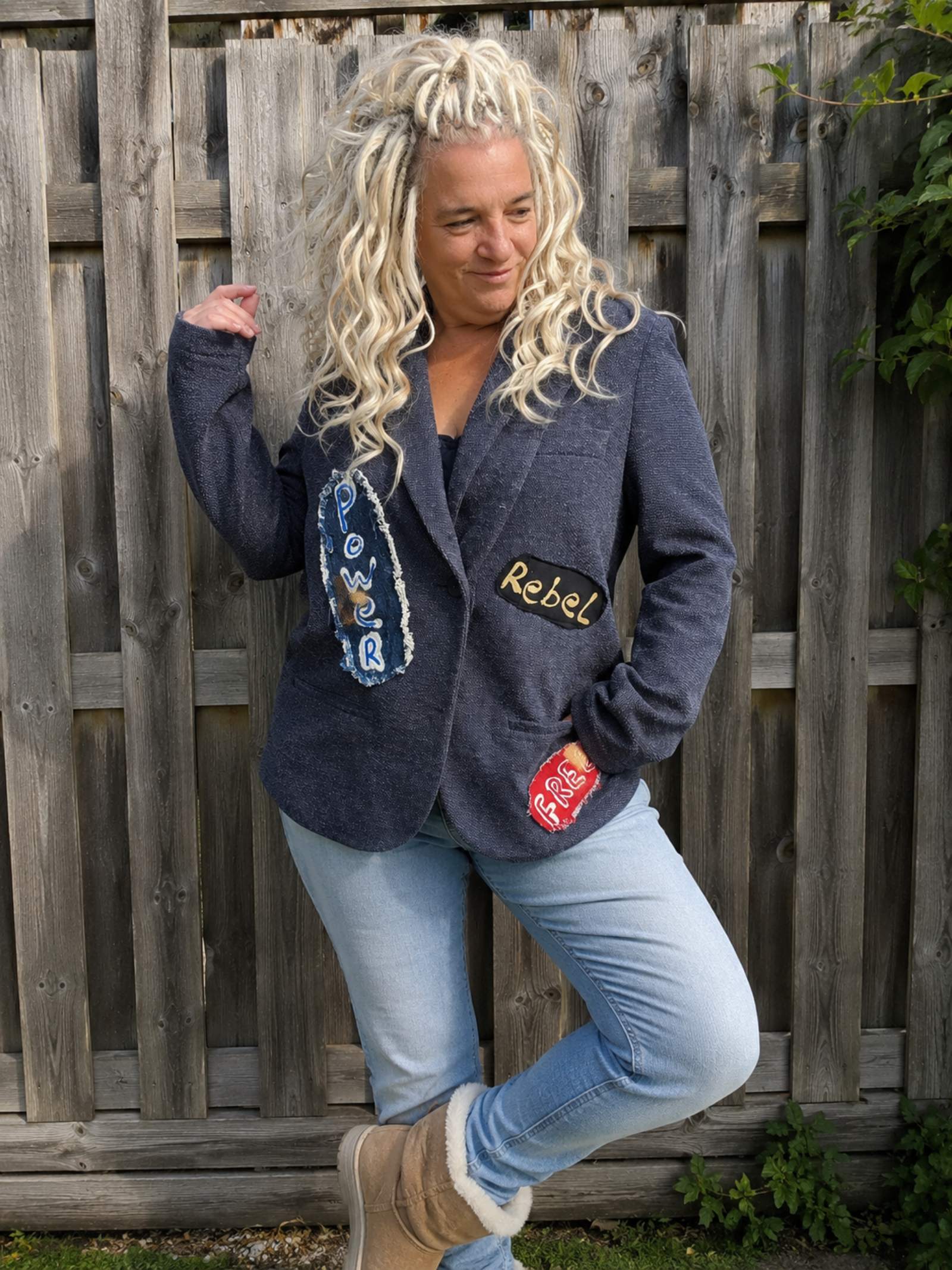 Power Rebel Free – One of a Kind Handmade Blazer - 154612 Power Rebel Free – One of a Kind Handmade Blazer