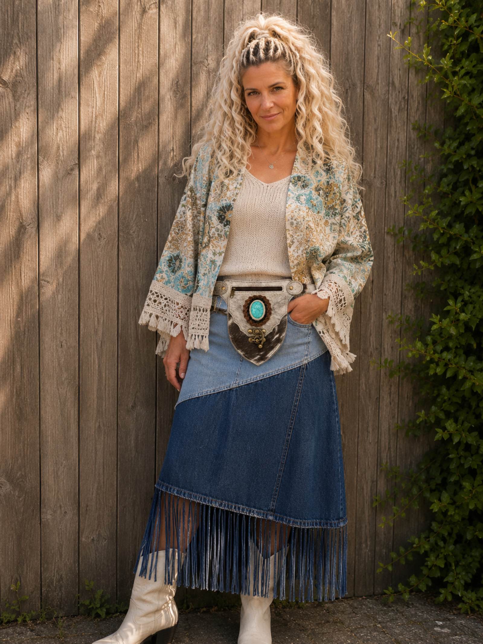 Turquoise Spirit Heuptasje ā Boho Festival Style - 154466 Turquoise Spirit Heuptasje ā Boho Festival Style