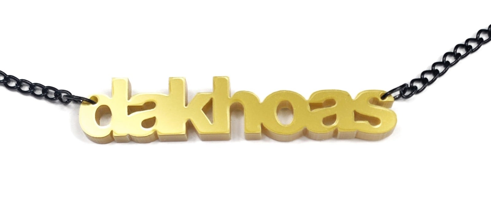 Dakhoas! naamketting goud - 105203 Dakhoas! naamketting goud
