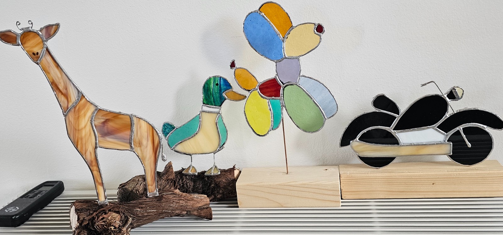 Ballonnenhond. Glas in Lood/Tiffany