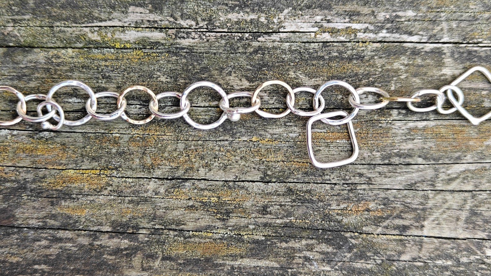 Rough Enough collection , unieke schakelarmband 14K