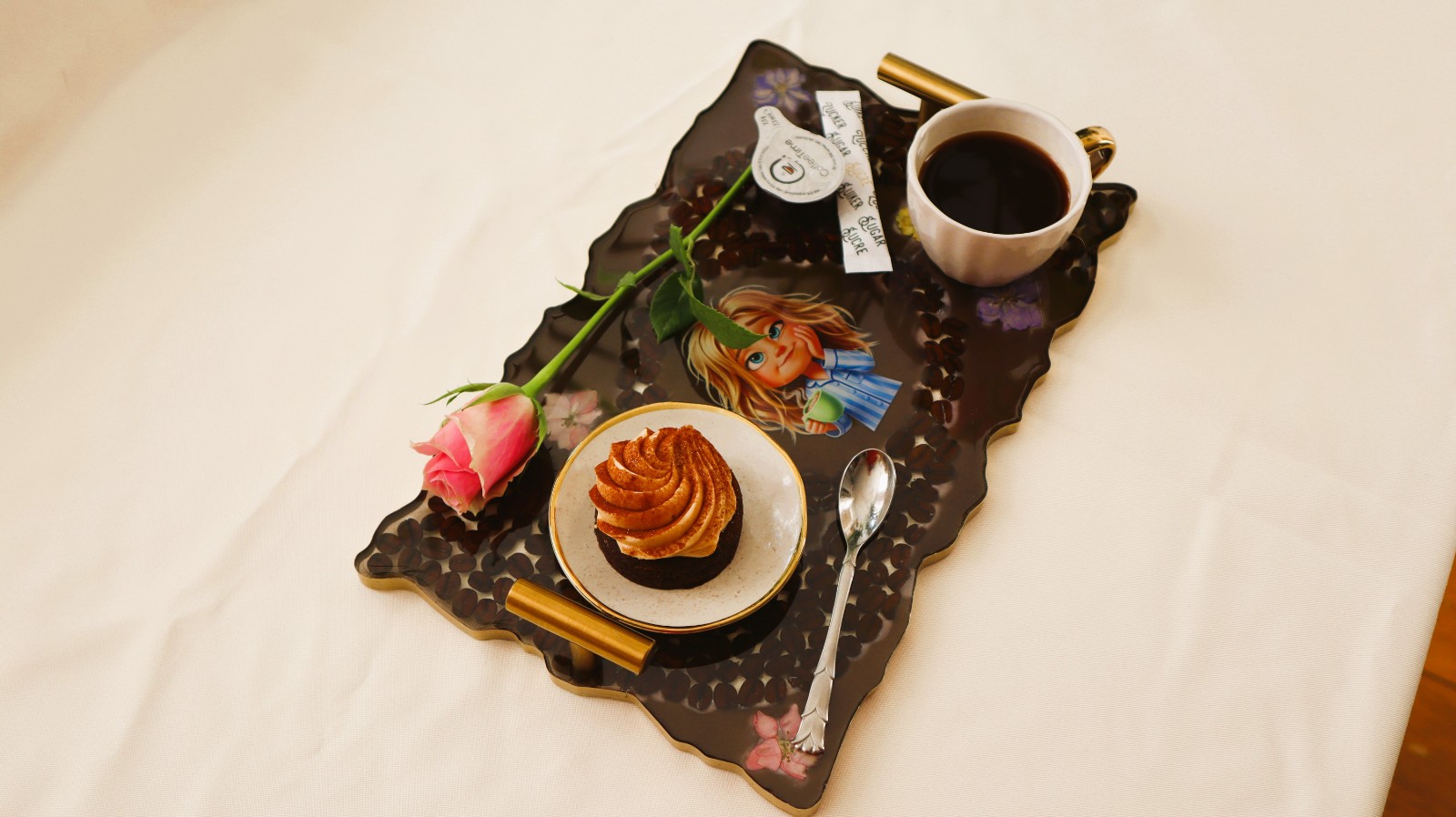 Coffee tray "Dream"