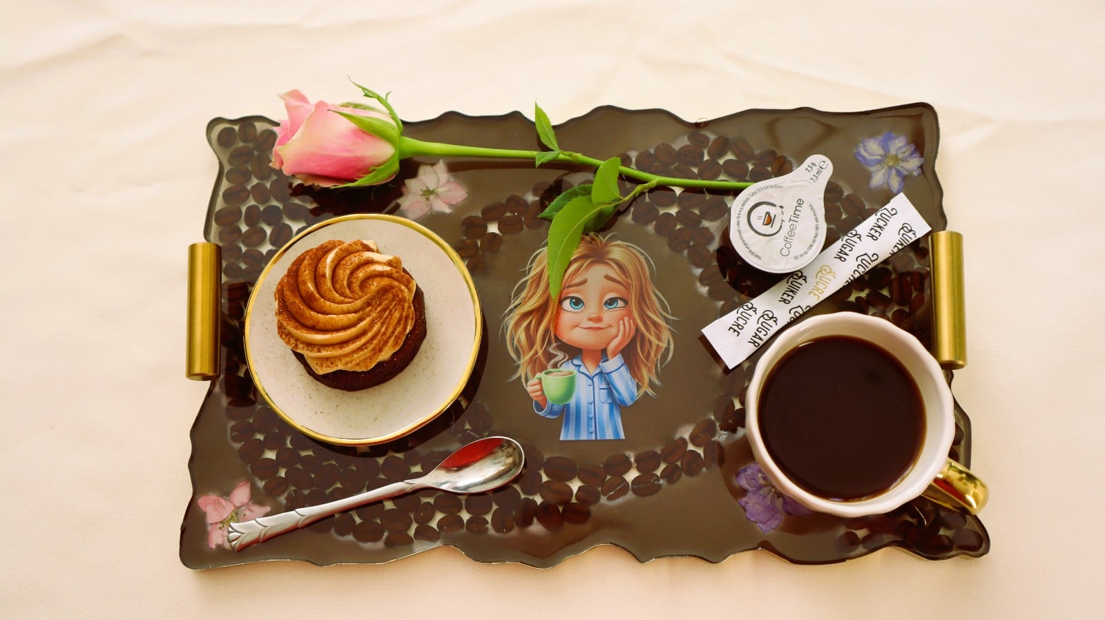 Coffee tray "Dream"
