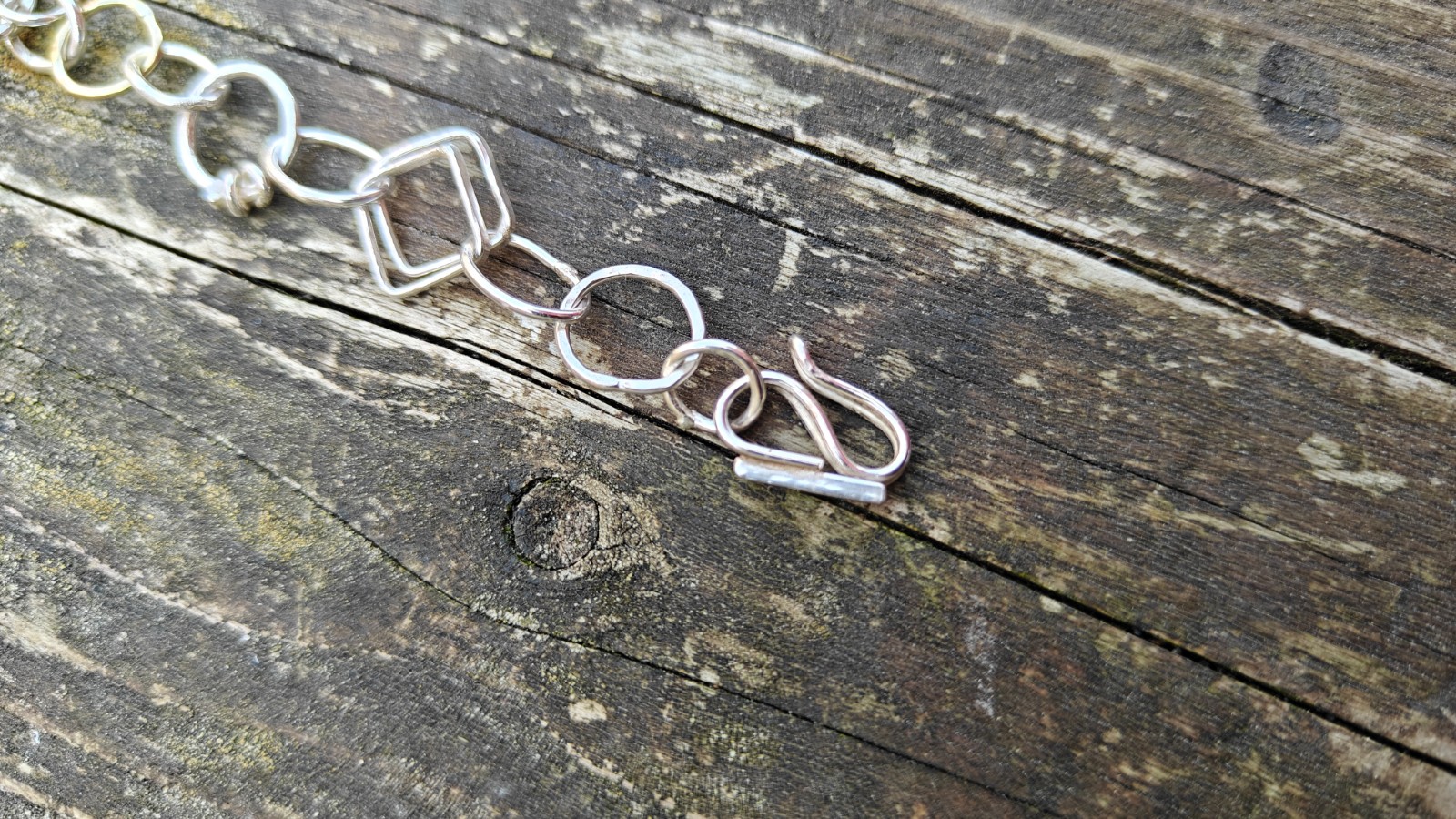 Rough Enough collection , unieke schakelarmband 14K