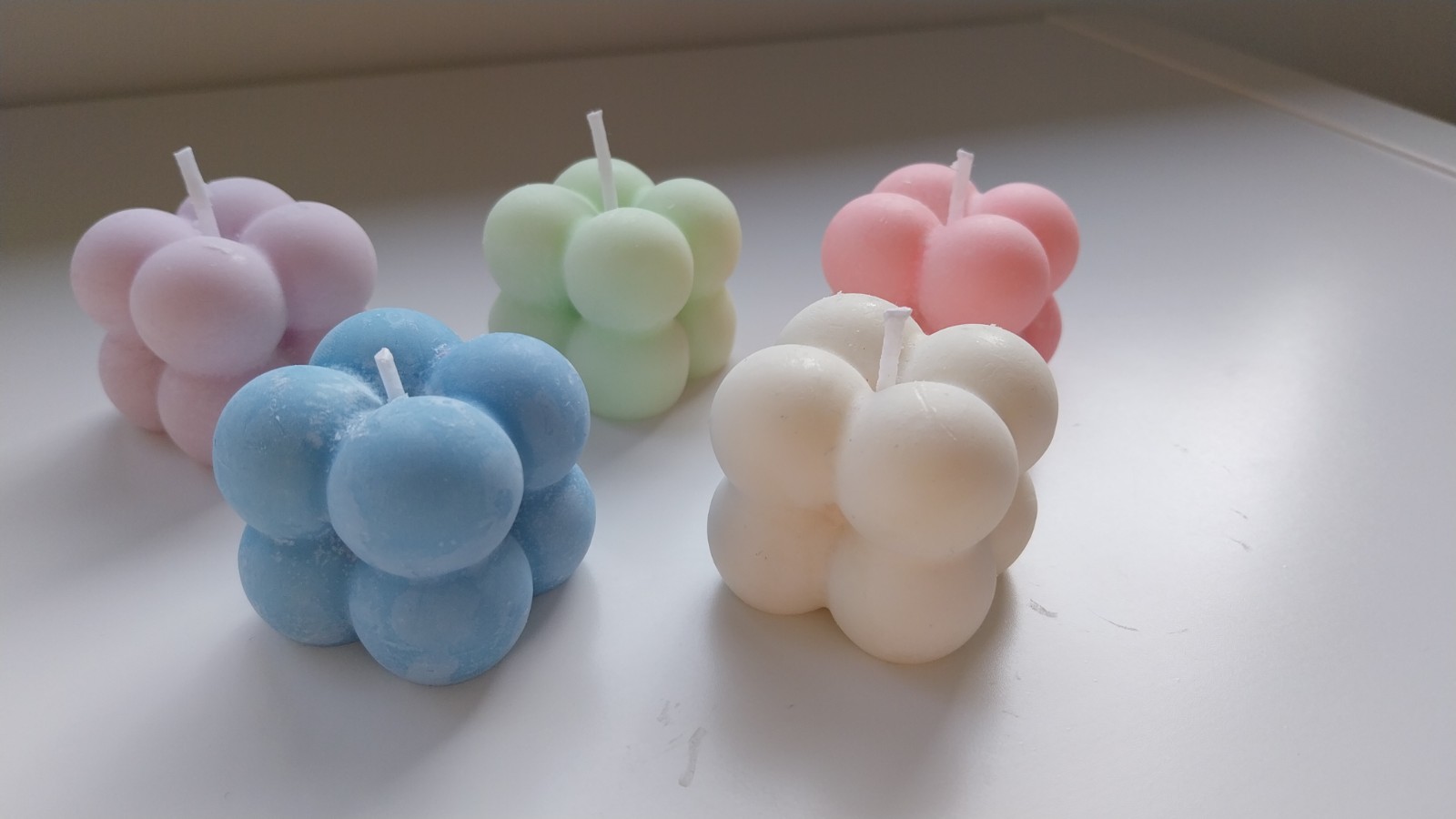 Bubble Cube Sojakaars Handgemaakte - 136347 Bubble Cube Sojakaars Handgemaakte