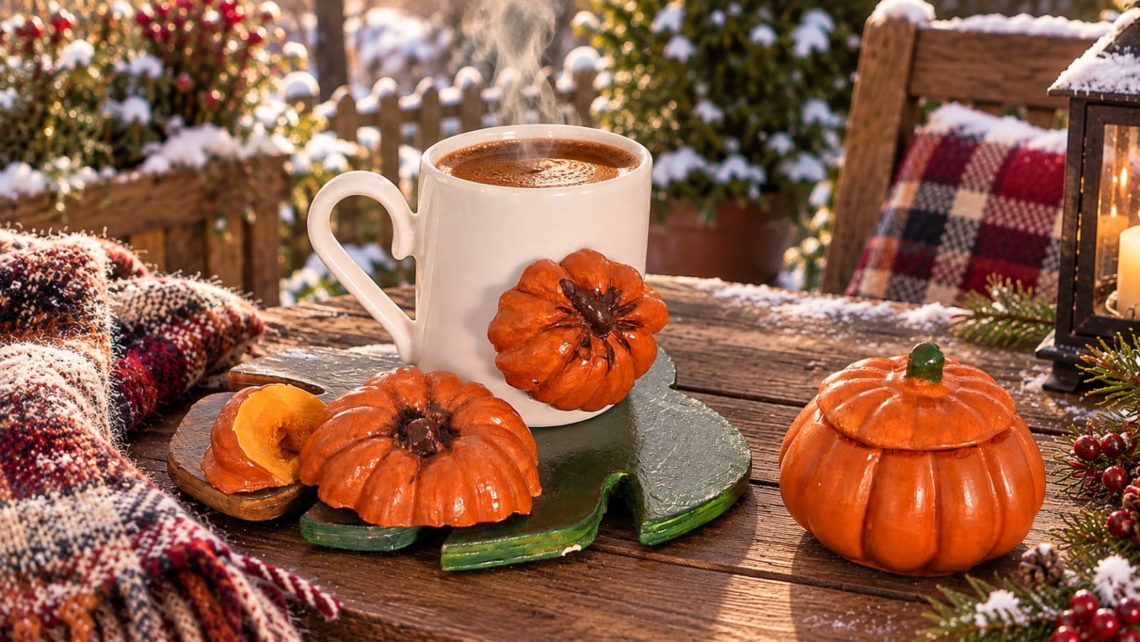 🎃 Handgemaakt Pompoen Koffiekopje – Cozy & Uniek ☕✨