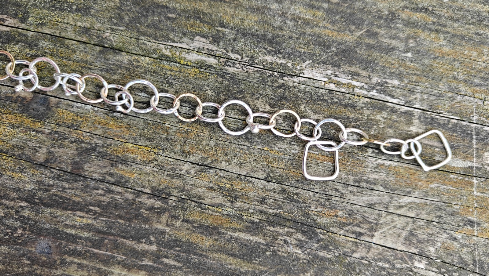 Rough Enough collection , unieke schakelarmband 14K