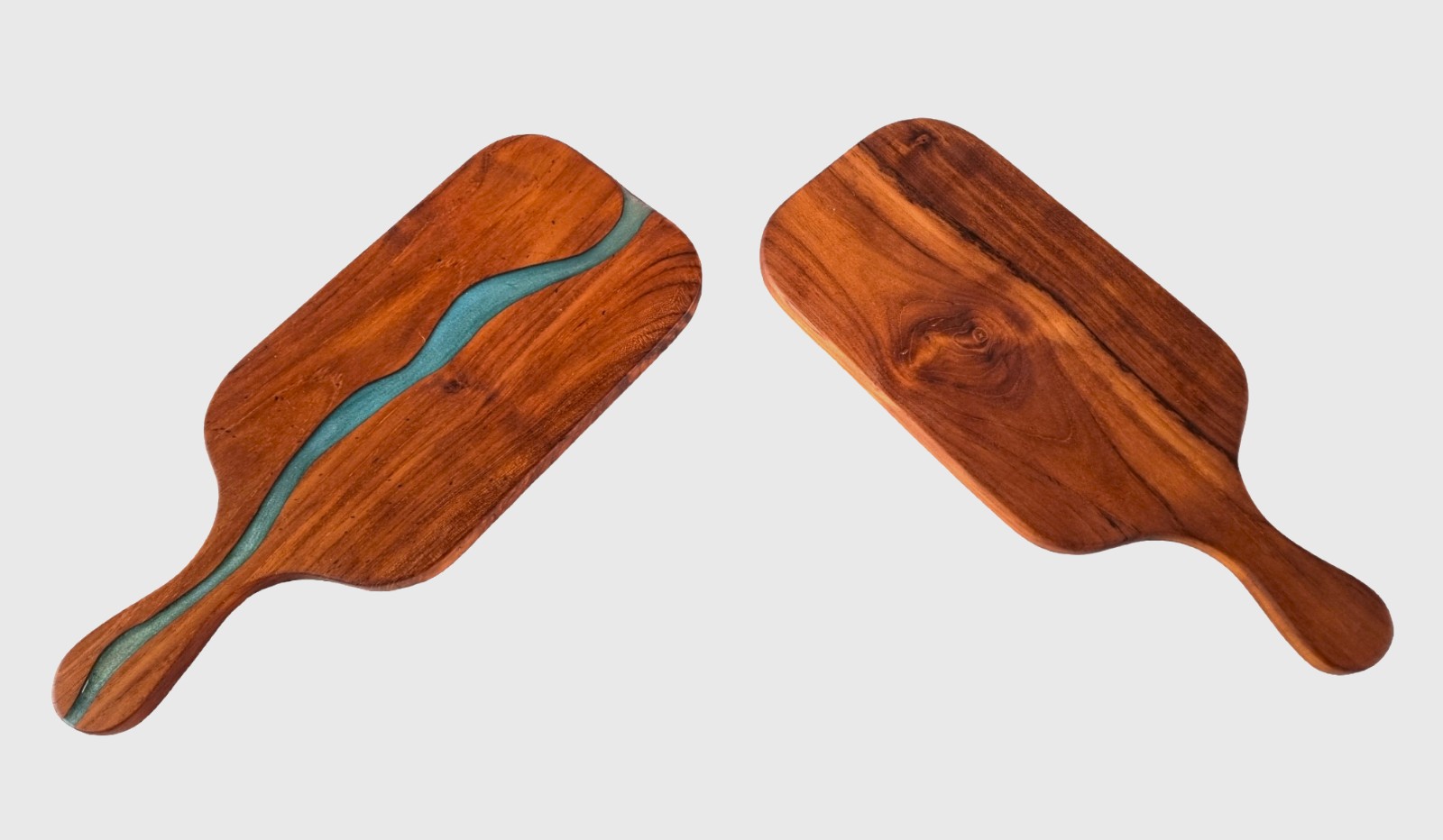 Serveerplank teak met epoxy - 105171 Serveerplank teak met epoxy