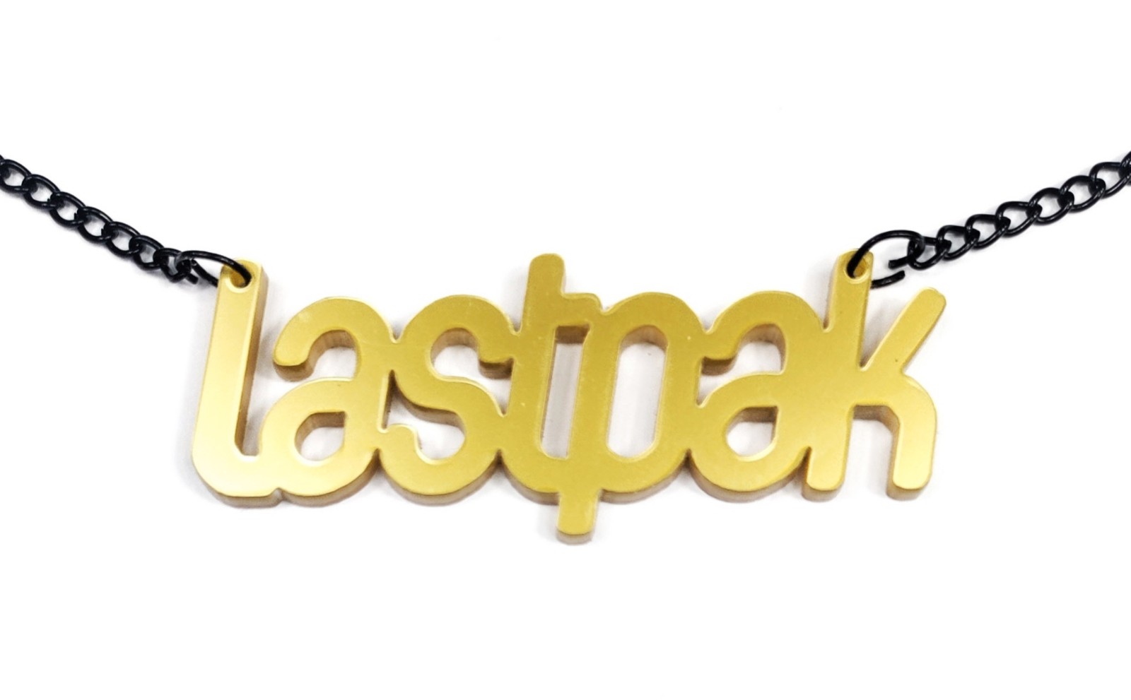 Lastpak! naamketting (goud) - 105205 Lastpak! naamketting (goud)