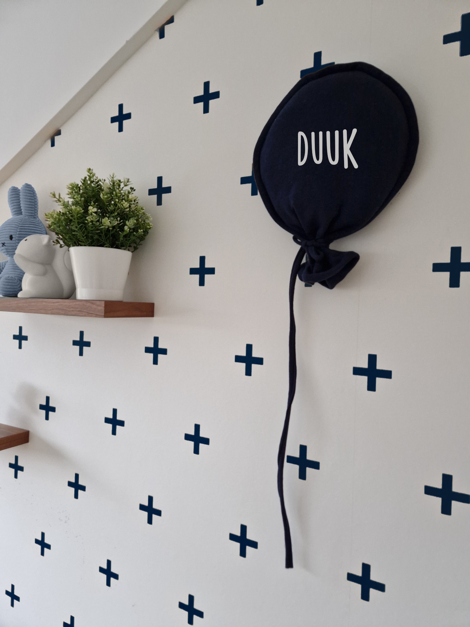 Ballon van stof | Donker blauw