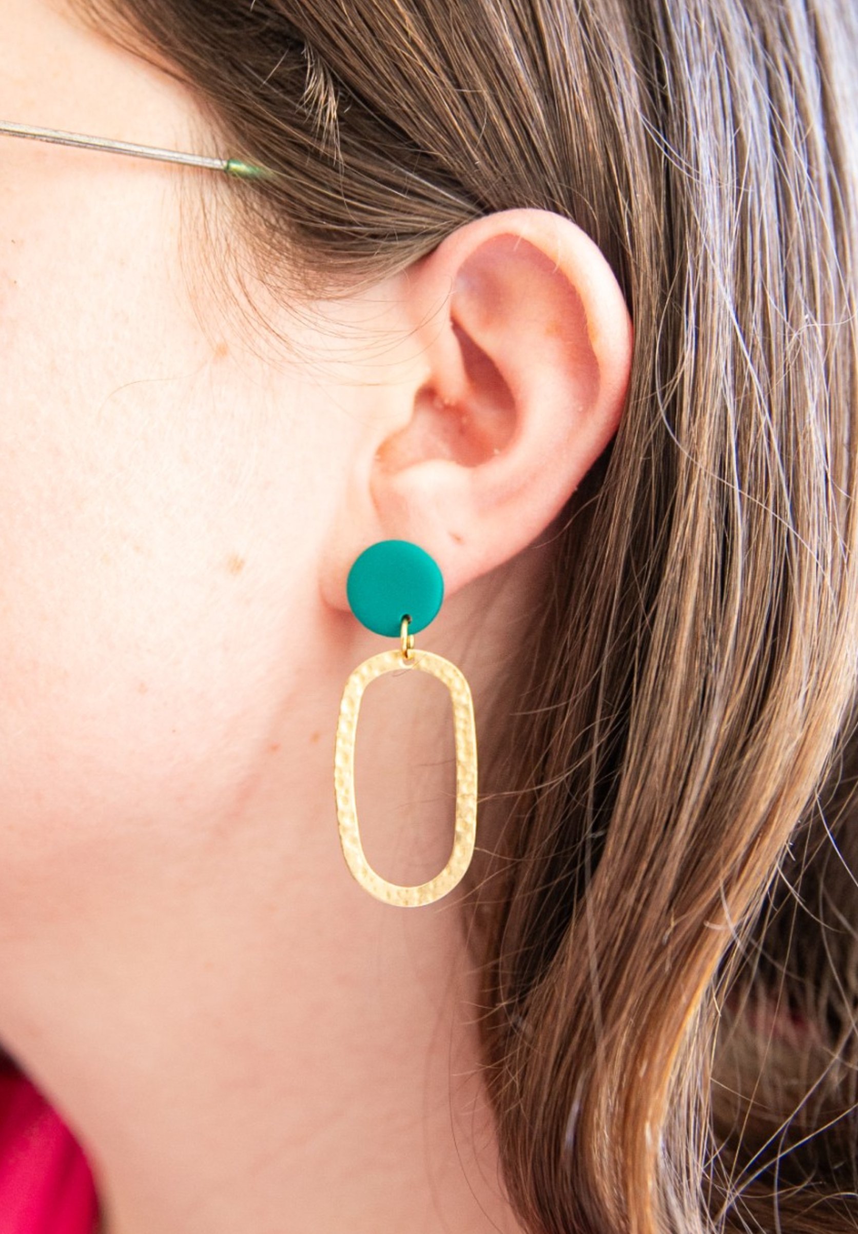 Lichte Statement Polymer Klei Oorbellen (19 kleuren verkrijgbaar) MEADOW