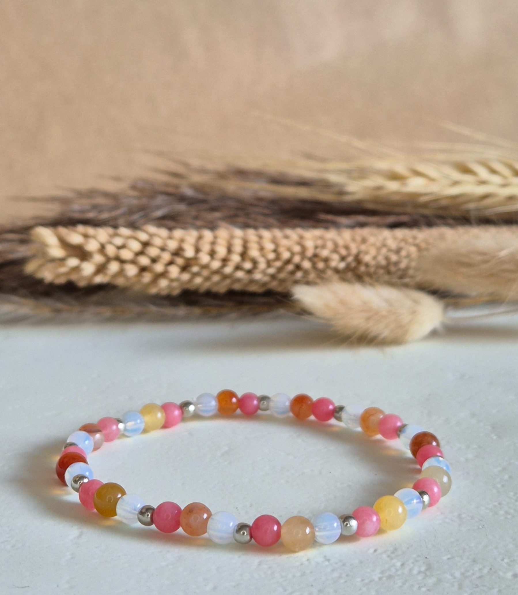 Zilveren armband met edelstenen | Sunset - 134139 Zilveren armband met edelstenen | Sunset