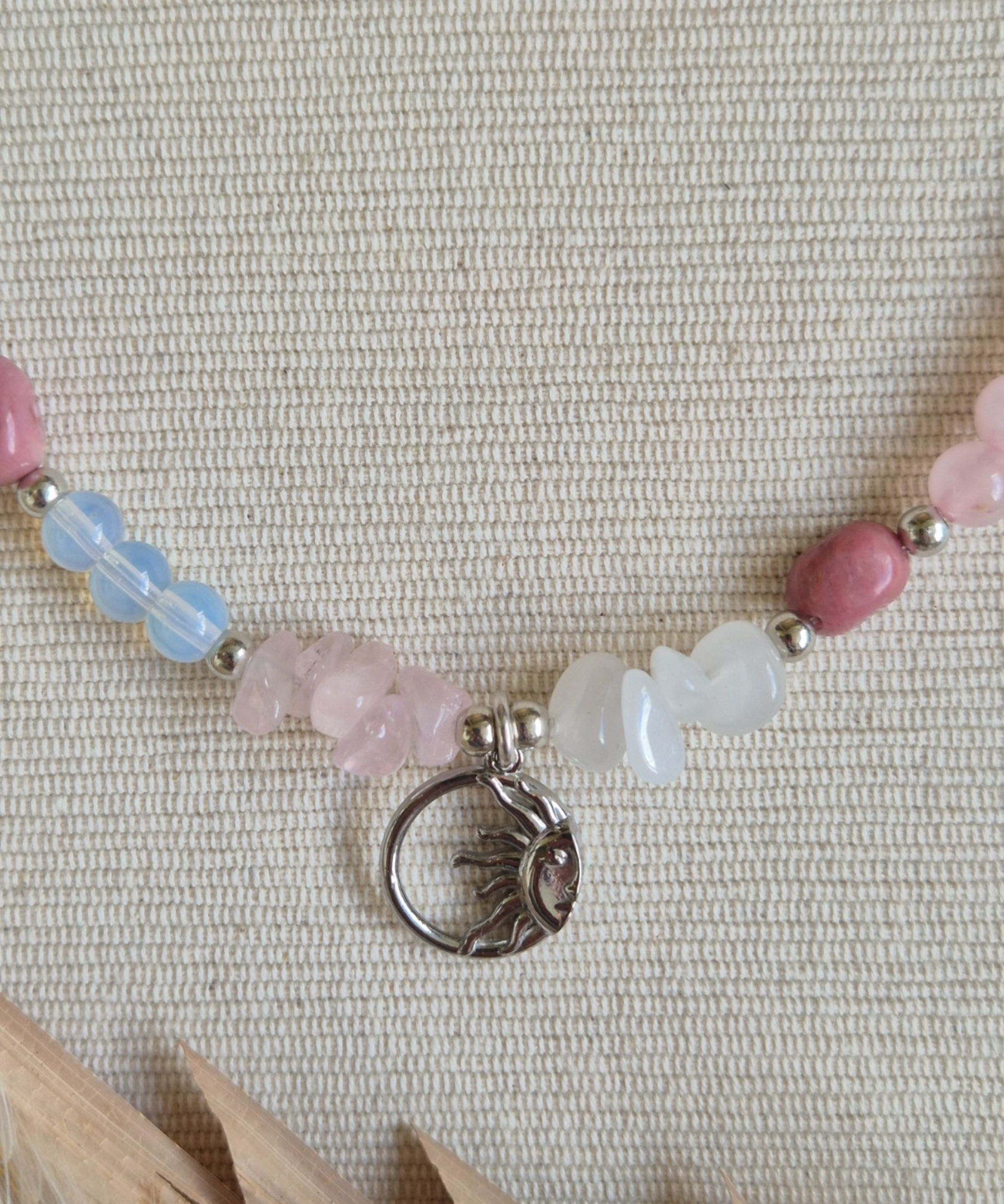 Zilveren ketting met zon bedel | Sun - 134896 Zomerse ketting met zon bedel | Sun