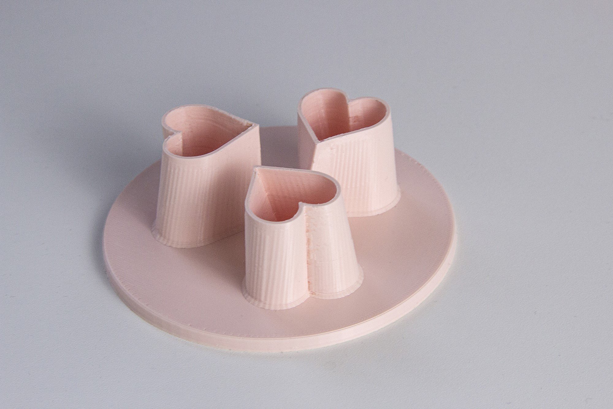 Klein hart tulpenvaas deksel  | Tulpenvaas accessoire | Bloemhouder - 15222 Klein hart tulpenvaas deksel  | Tulpenvaas accessoire | Bloemhouder