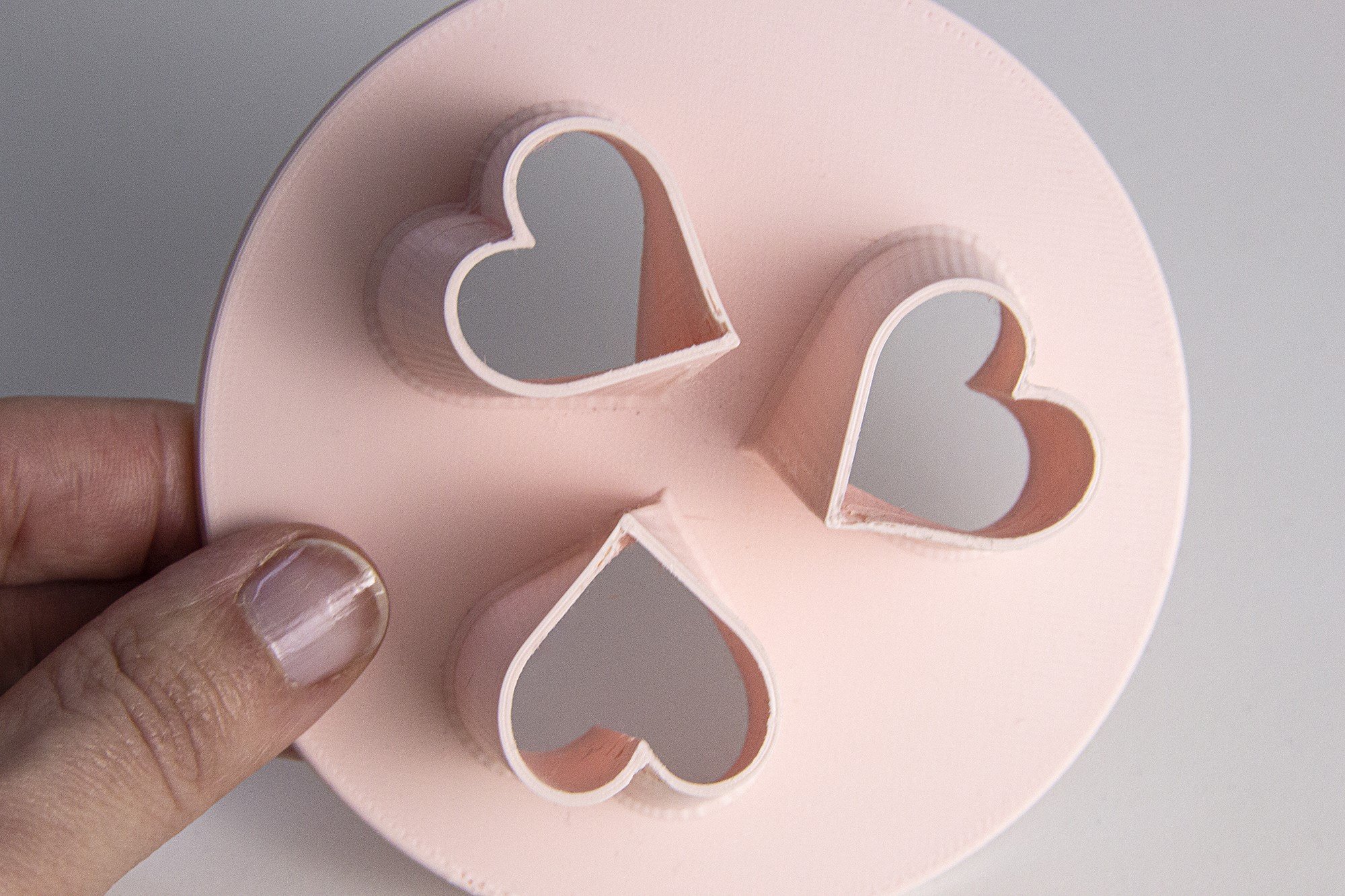 Klein hart tulpenvaas deksel  | Tulpenvaas accessoire | Bloemhouder - 15224 Klein hart tulpenvaas deksel  | Tulpenvaas accessoire | Bloemhouder