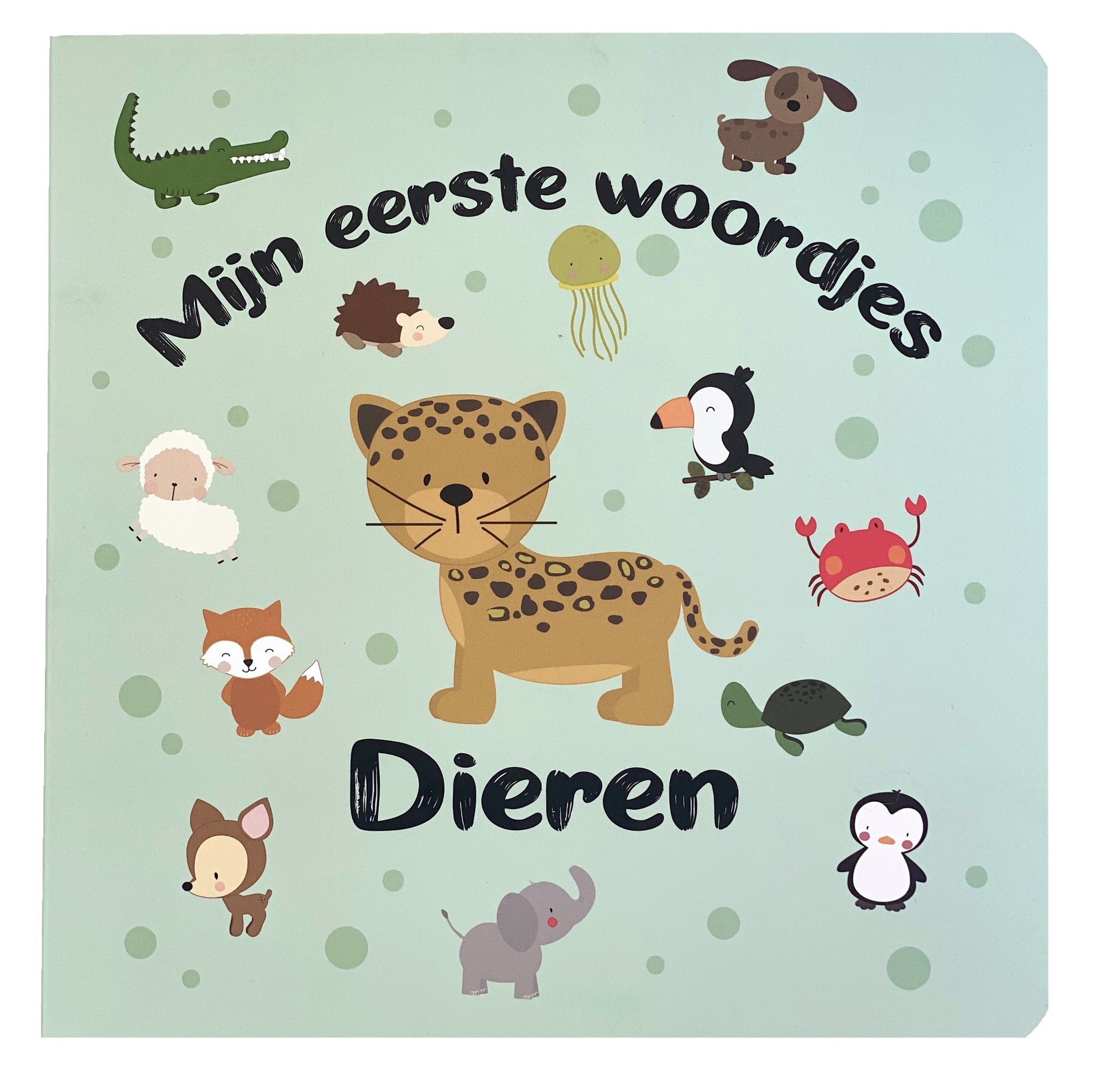 Mijn Eerste Woordjes DIEREN boek - Peuter aanwijsboekje met dieren