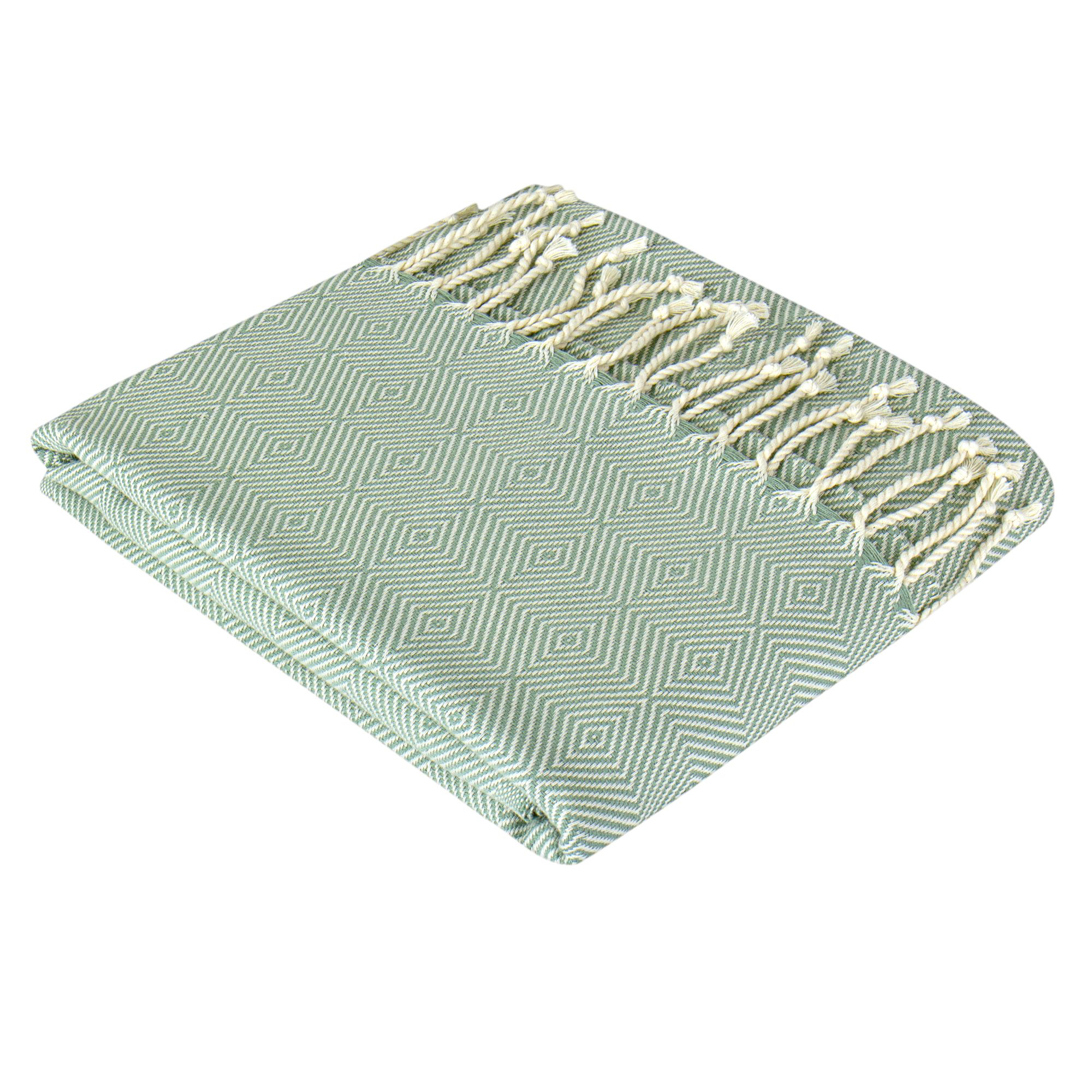 Hamamdoek - lykos - munt - 100x180 cm