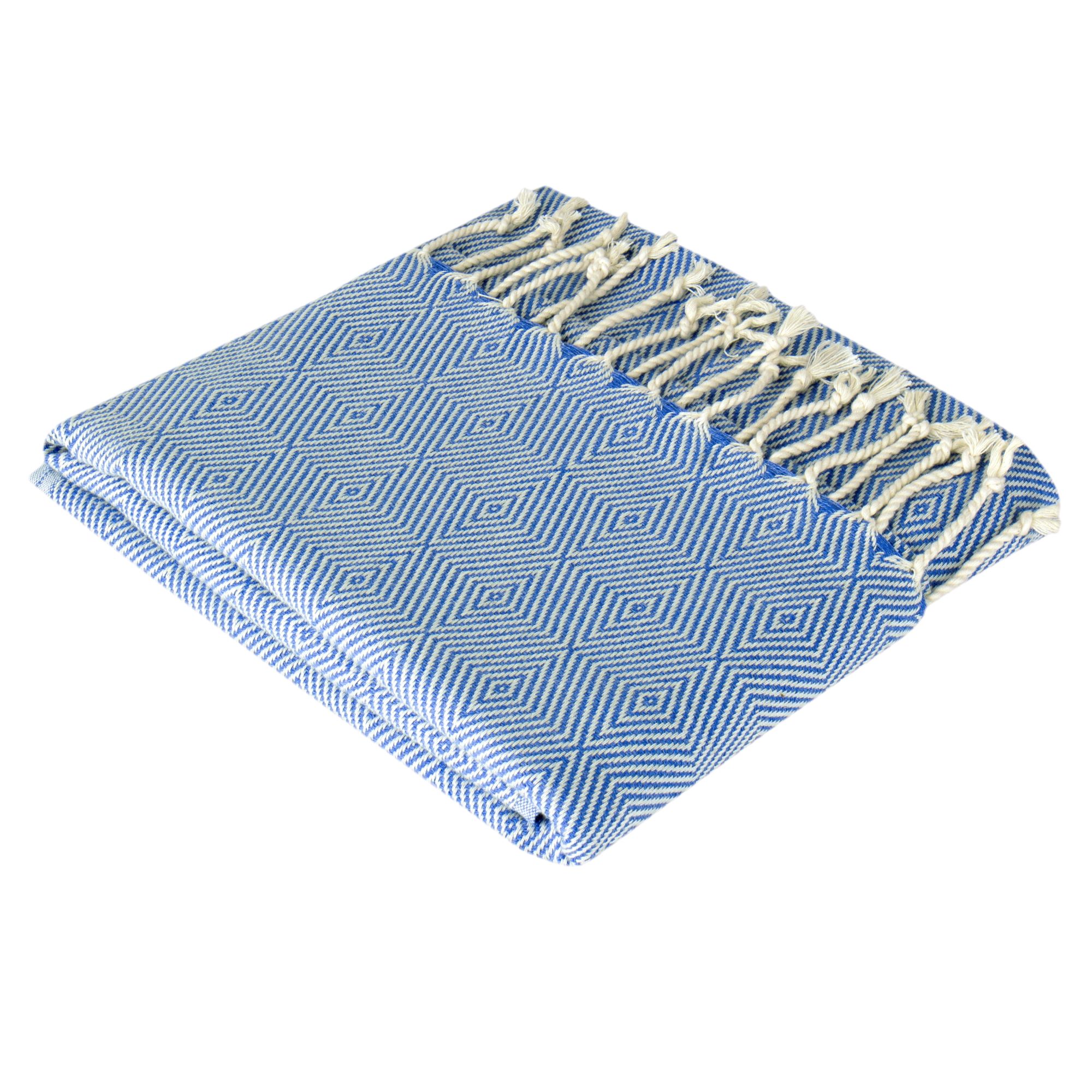 Hamamdoek - lykos - spijkerbroekblauw - 100x180 cm - 8670 Hamamdoek - lykos - spijkerbroekblauw - 100x180 cm