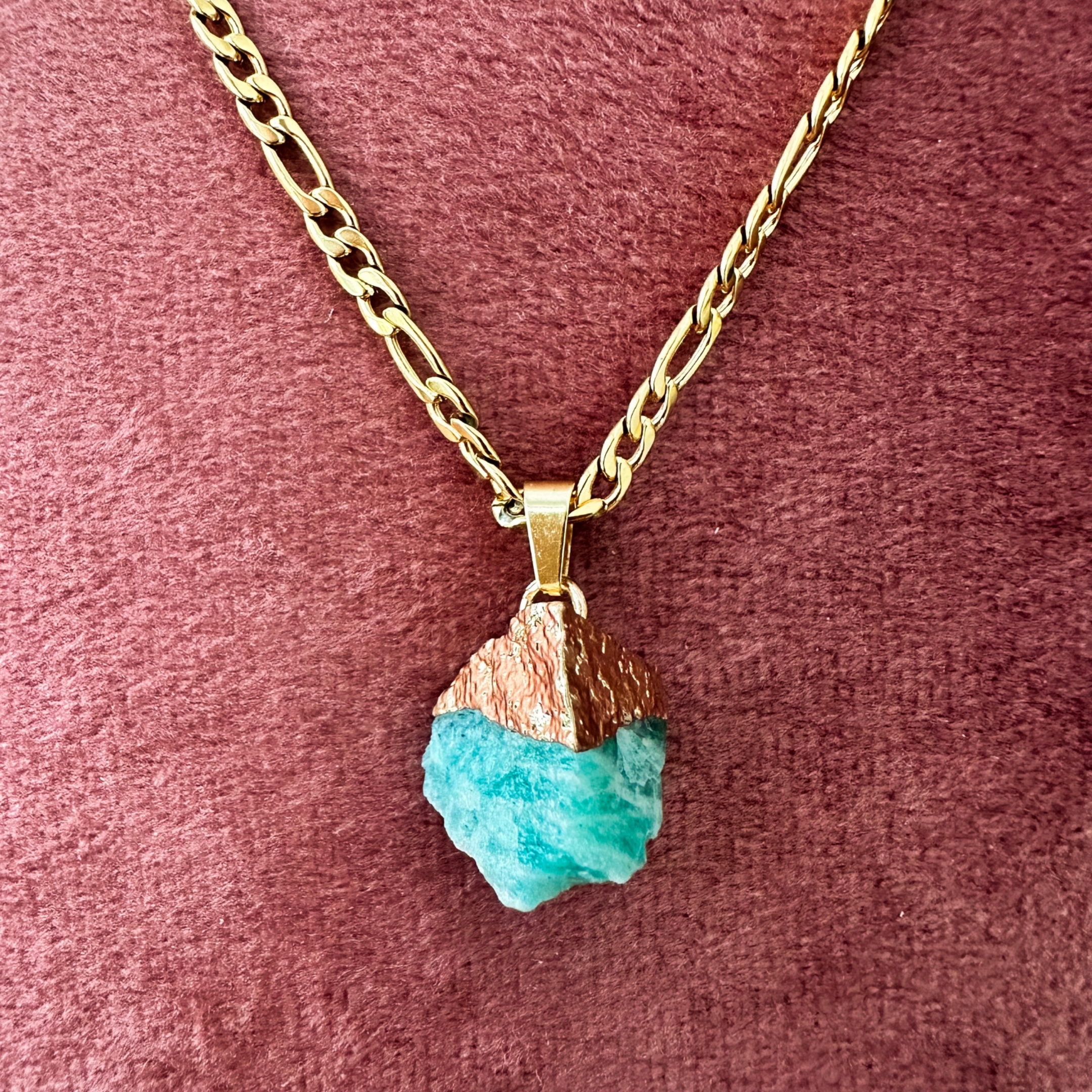 Ketting met edelsteen Amazoniet - 29250 Ketting met edelsteen Amazoniet