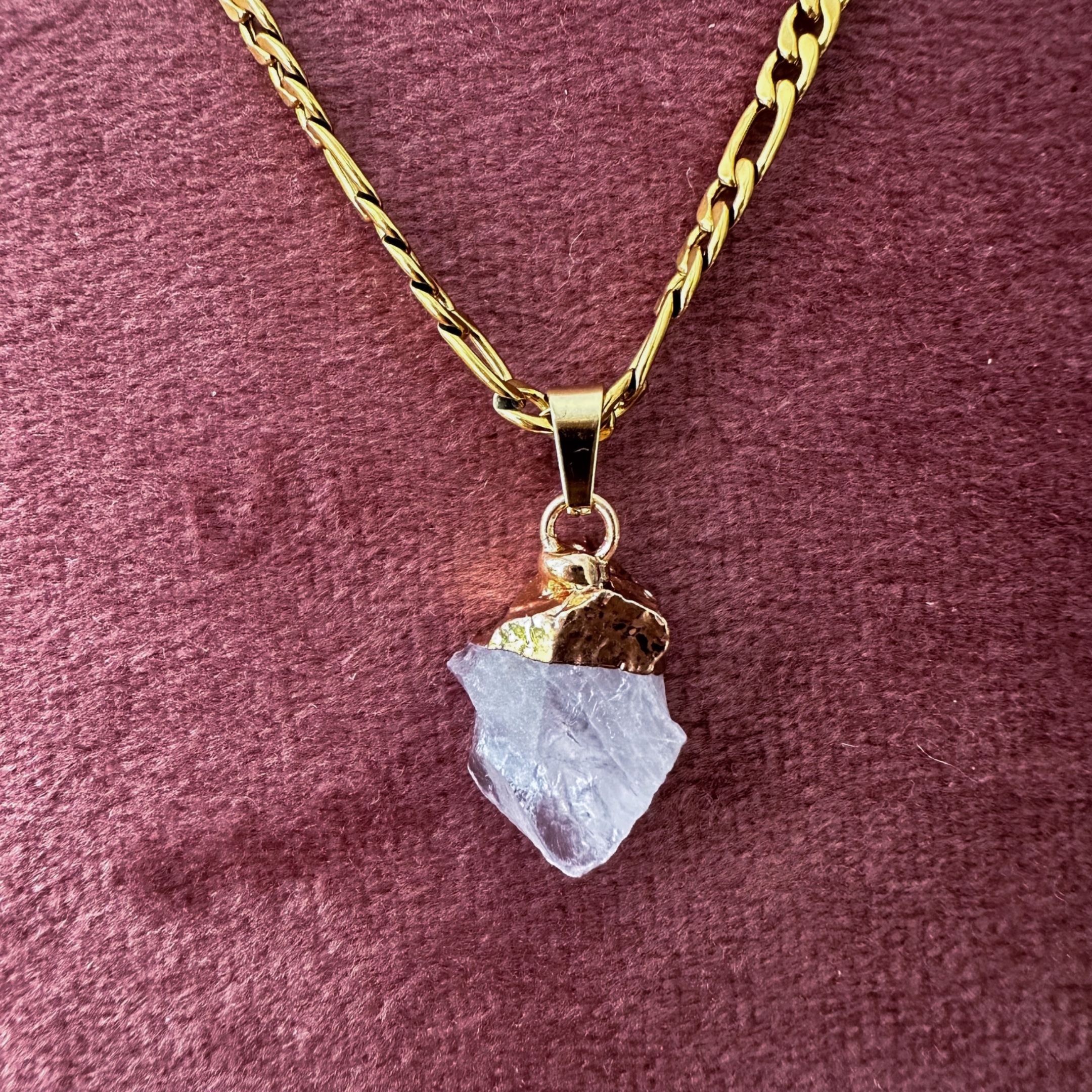 Ketting met edelsteen Rozenkwarts - 29234 Ketting met edelsteen Rozenkwarts