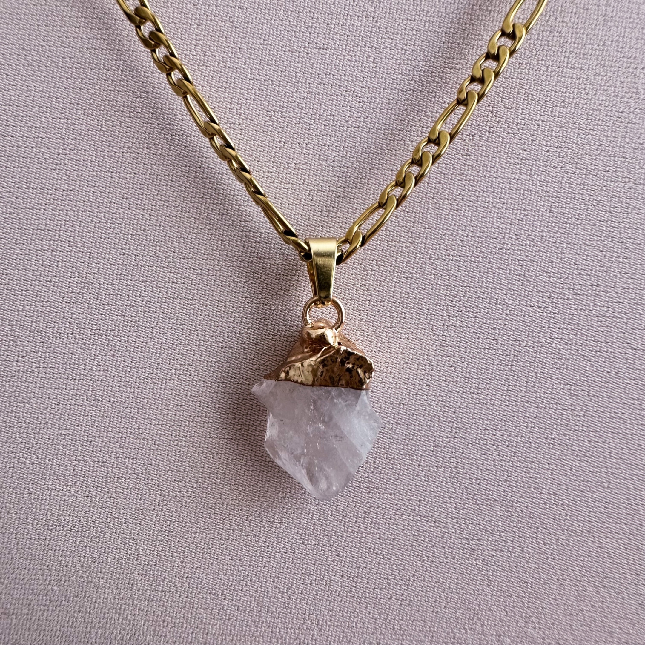 Ketting met edelsteen Rozenkwarts - 29235 Ketting met edelsteen Rozenkwarts