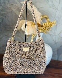 Crochet shoulder tas