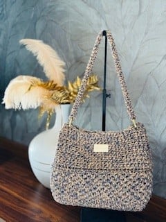 Crochet shoulder tas - 102252 Crochet shoulder tas